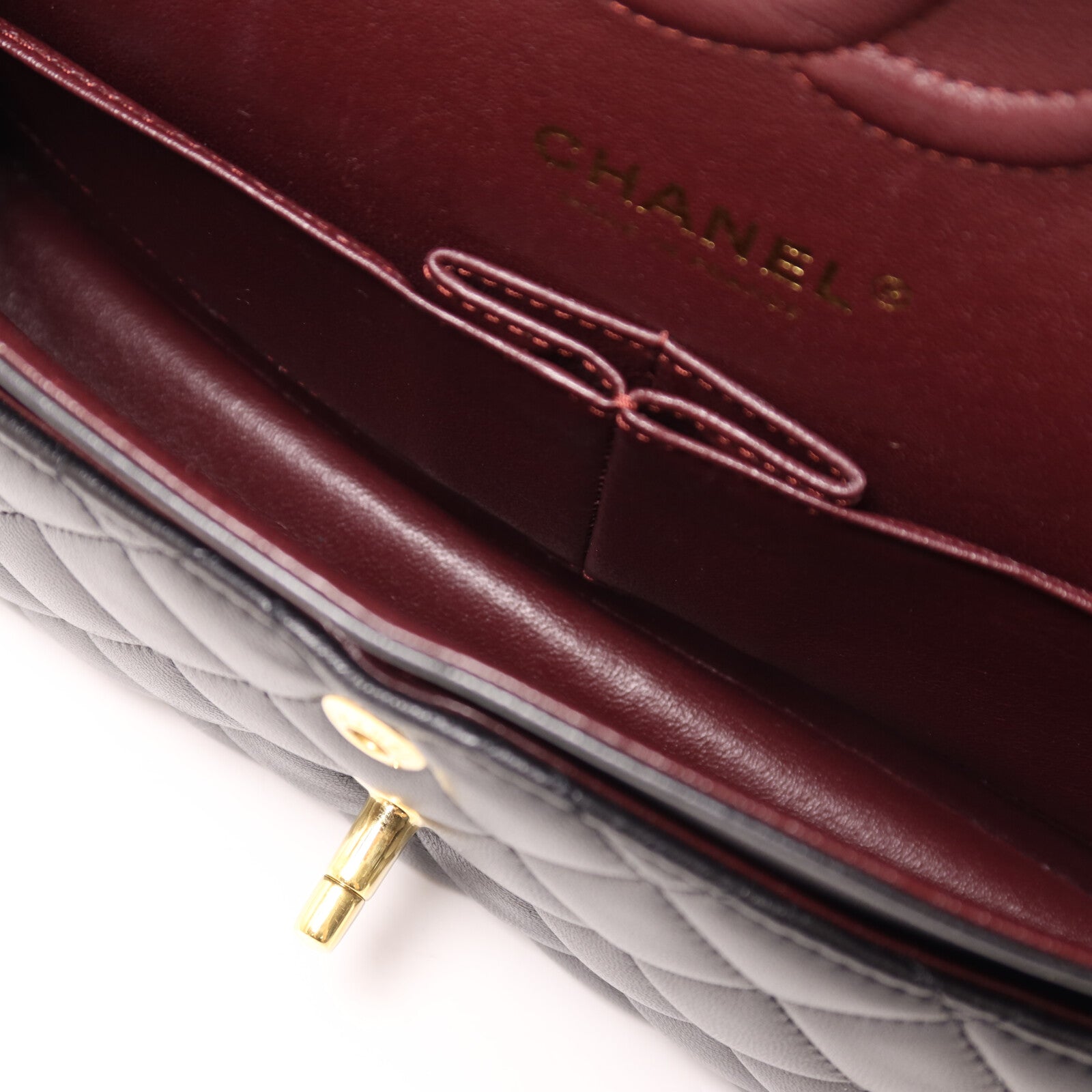 CHANEL 羊皮皮革Classic 25鏈帶肩背袋