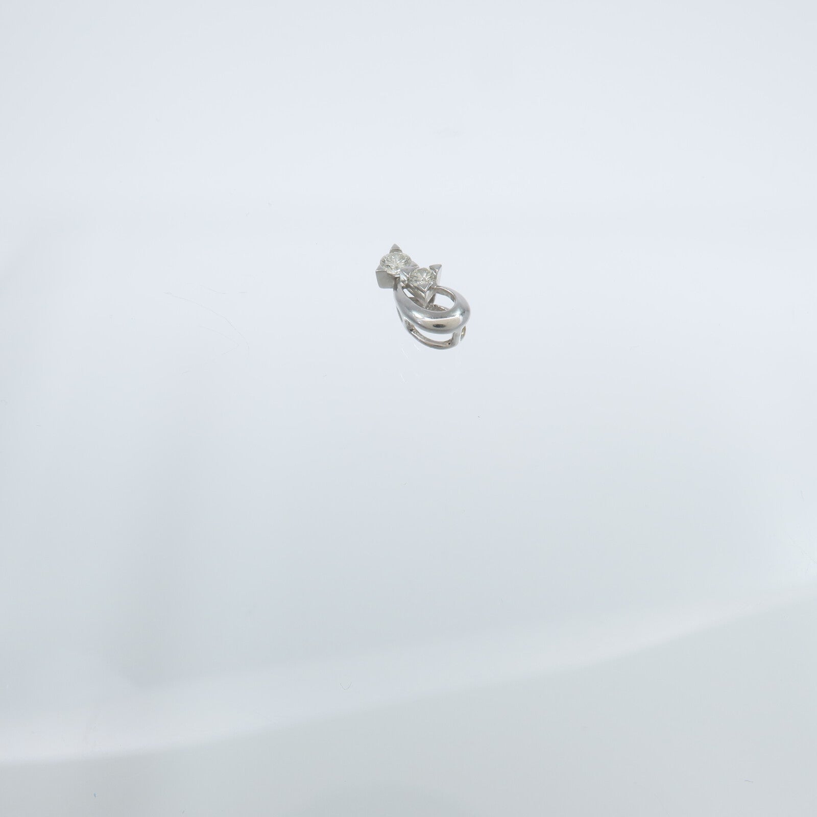 JEWELRY 18K白金Diamond Pendant Top鑽石吊墜