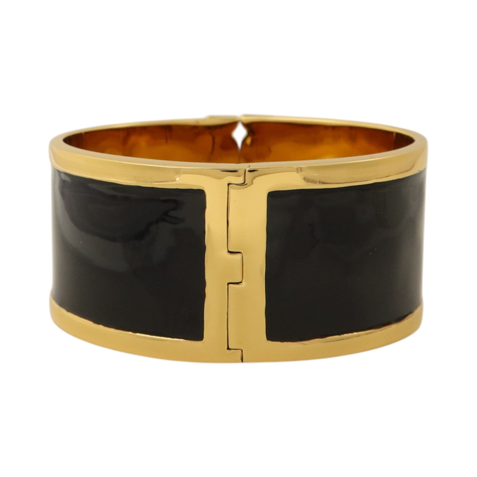 Tory Burch 金屬/琺瑯Raised Logo Wide Cuff金扣手鏈