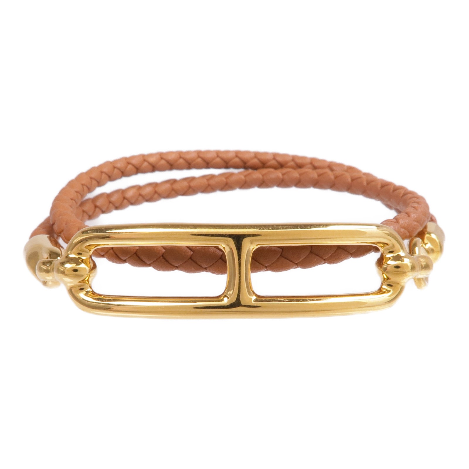 HERMES Swift皮革Roulis Double Tour Bracelet手鐲