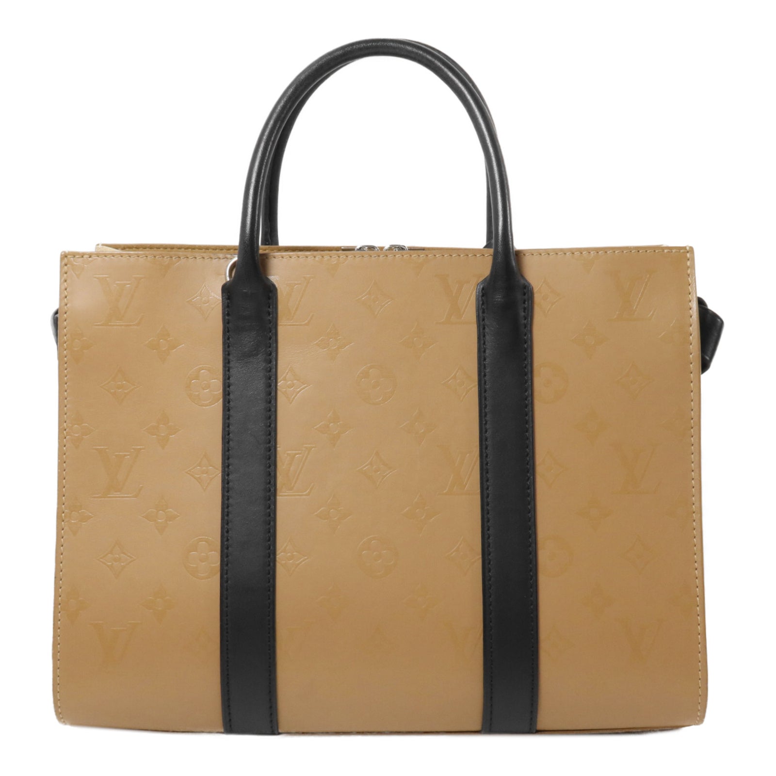 LOUIS VUITTON 牛皮皮革Very Tote MM手挽肩背兩用袋