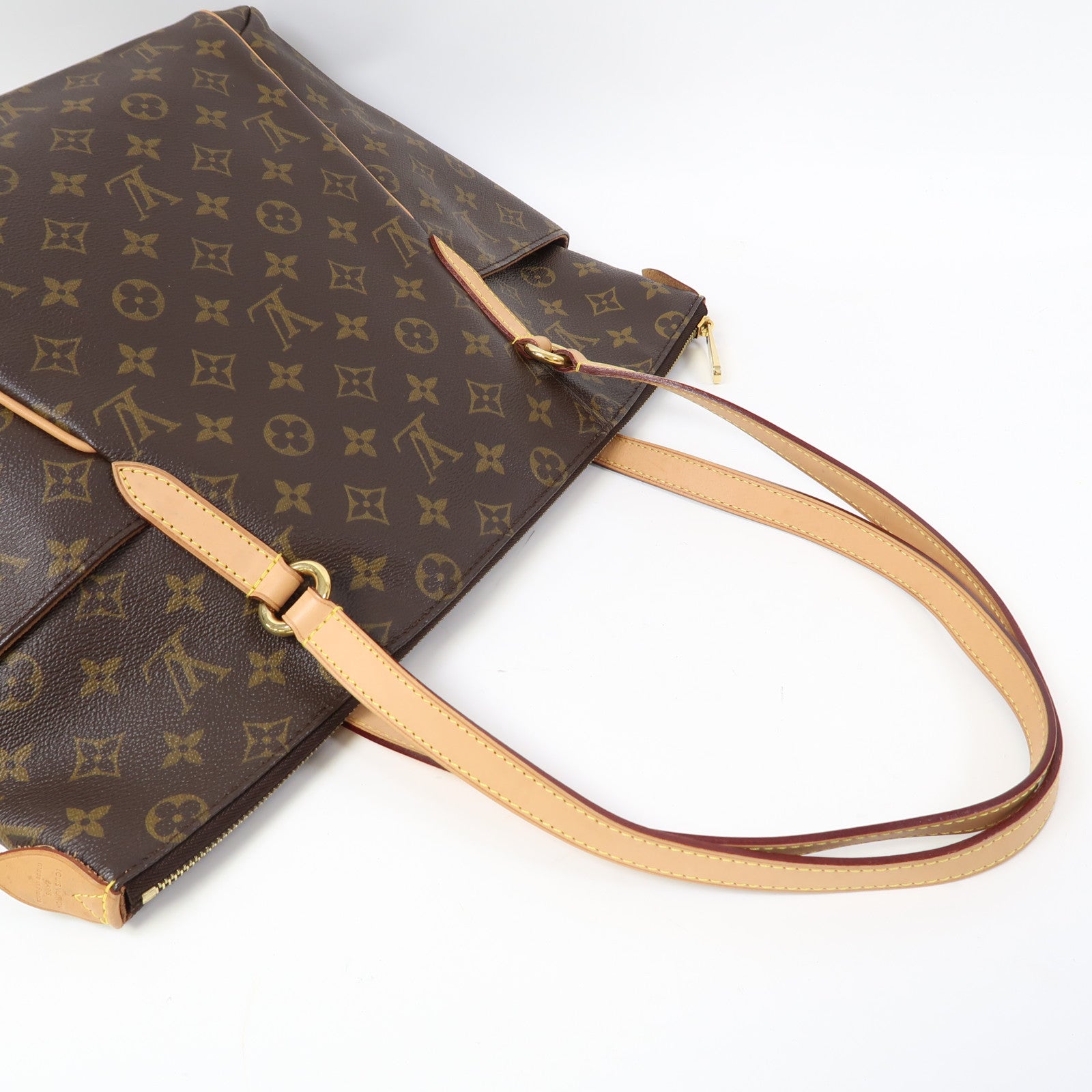 LOUIS VUITTON Monogram Totally MM金扣肩背袋啡色