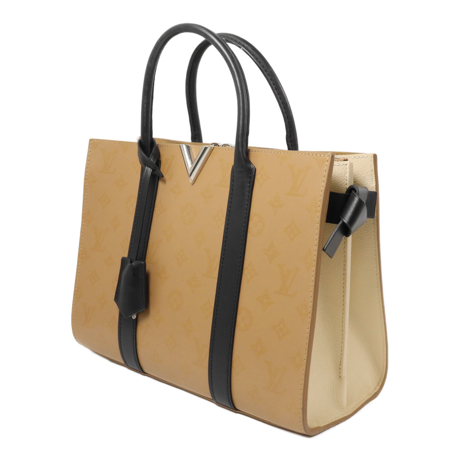 LOUIS VUITTON 牛皮皮革Very Tote MM手挽肩背兩用袋