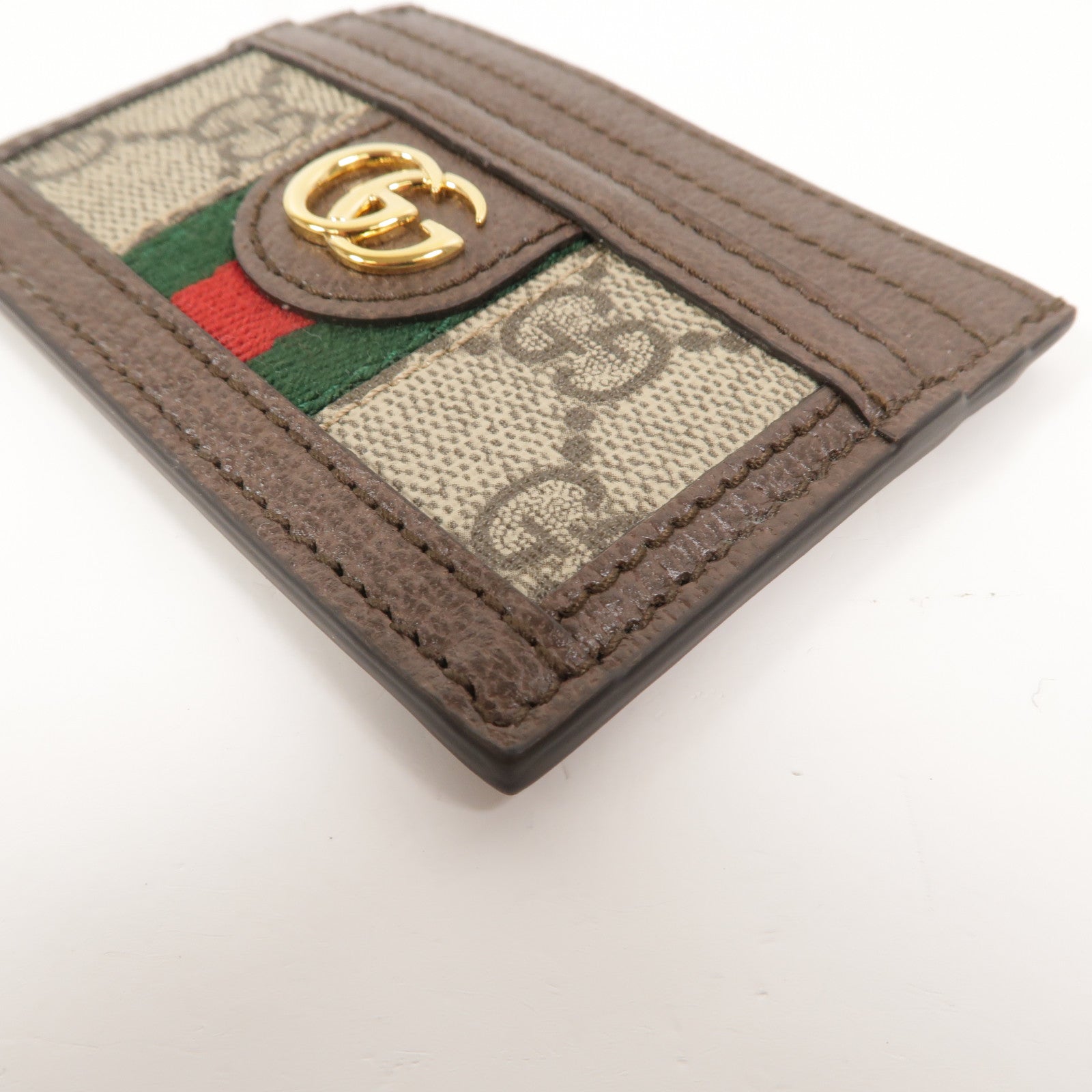 GUCCI 塗層帆布Ophidia GG Card Case卡片套