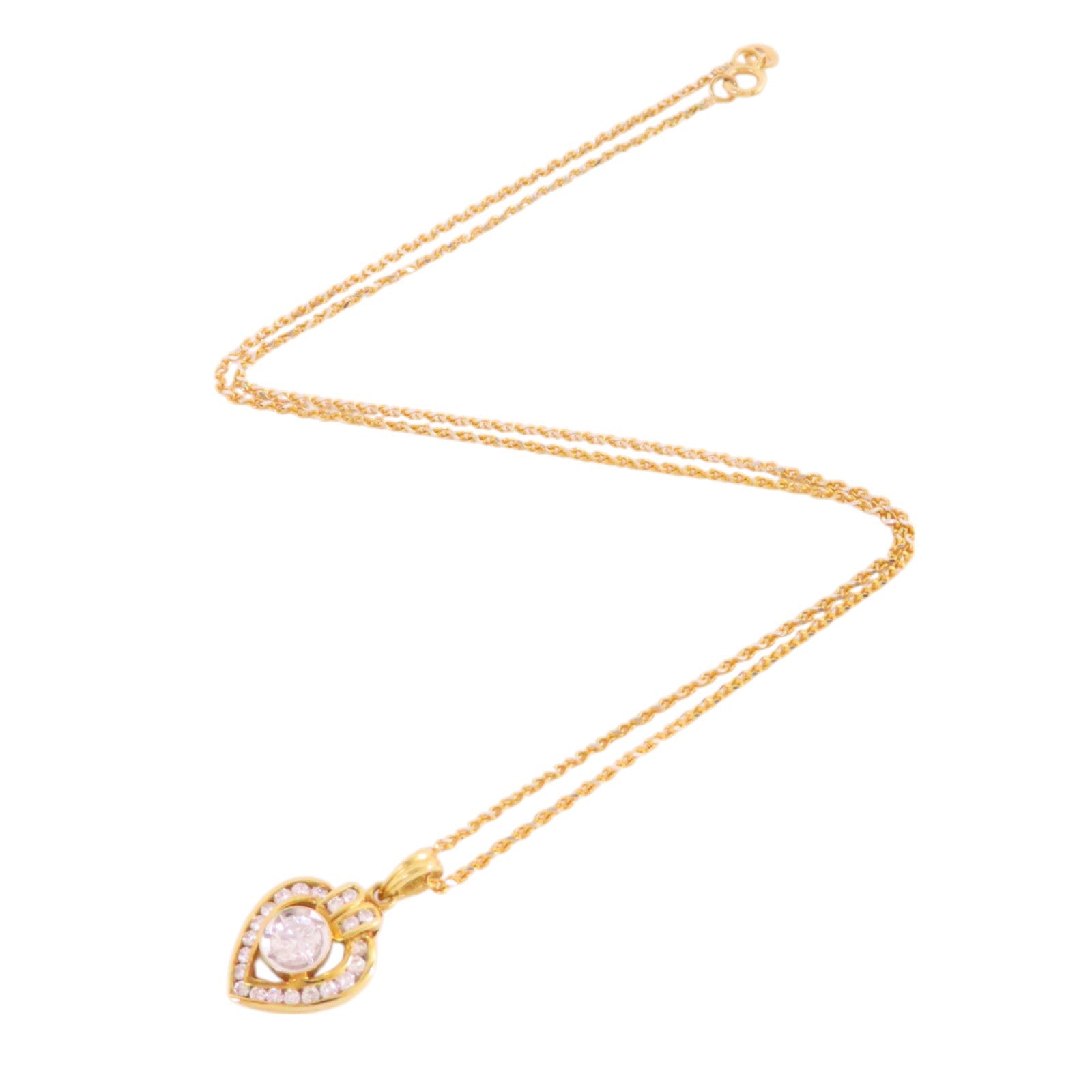 JEWELRY 【激減優惠】18K黃金/鑽石Diamond Necklace項鏈