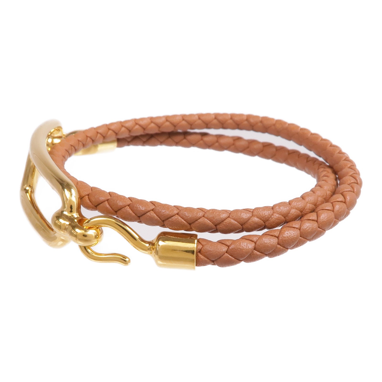 HERMES Swift皮革Roulis Double Tour Bracelet手鐲
