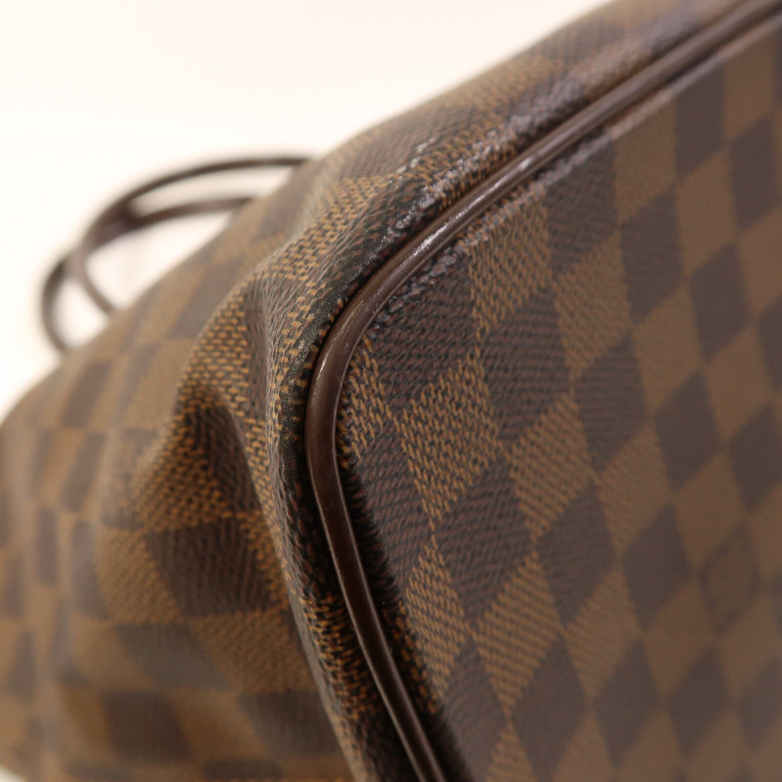 LOUIS VUITTON Damier Saleya MM金扣肩背袋/手挽袋