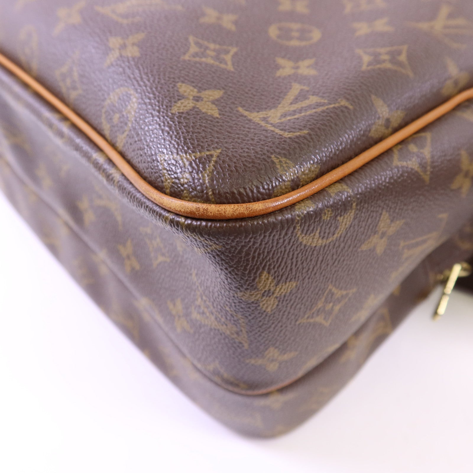 LOUIS VUITTON Monogram Reporter GM金扣肩背袋
