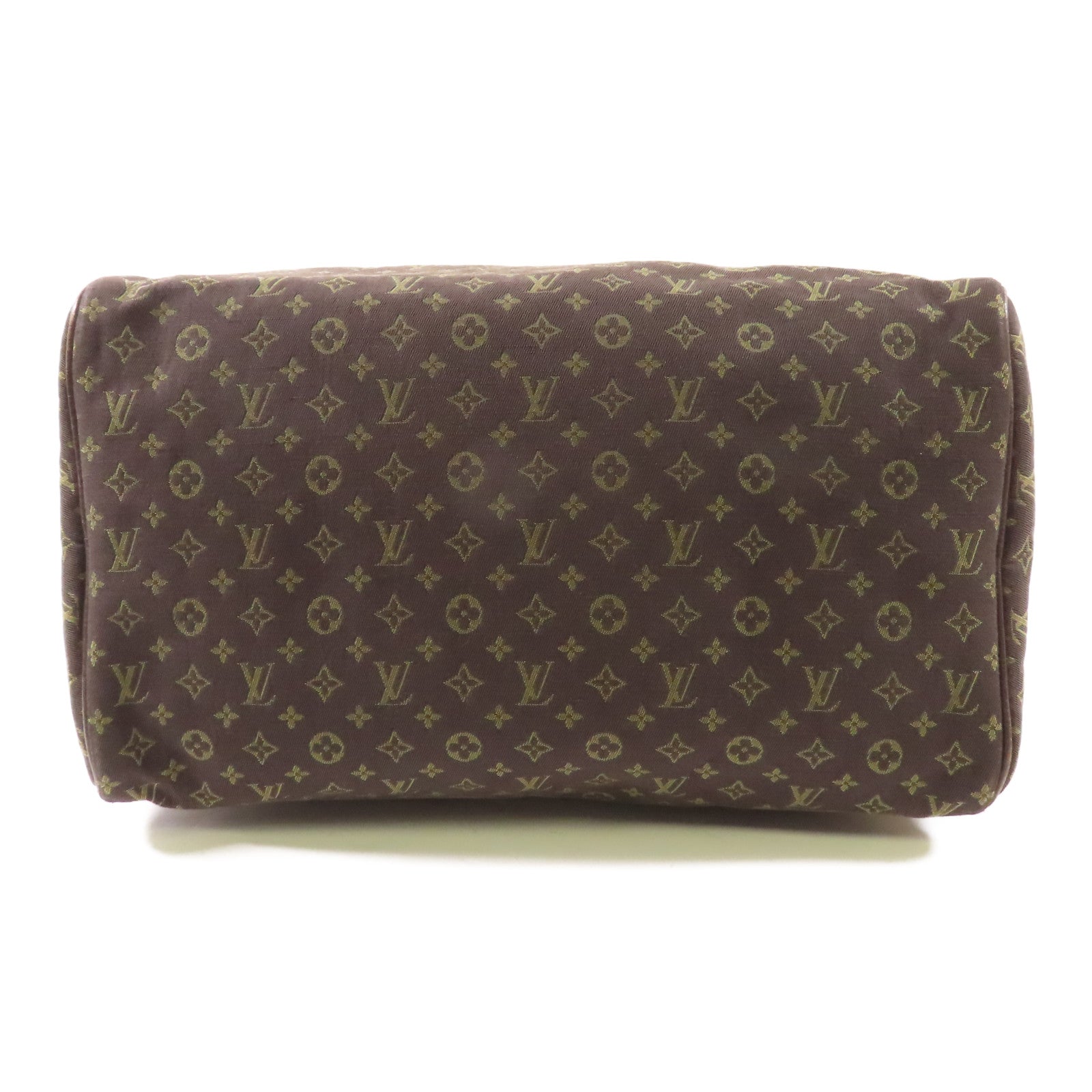 LOUIS VUITTON Monogram Mini Lin Speedy 30金扣手挽袋