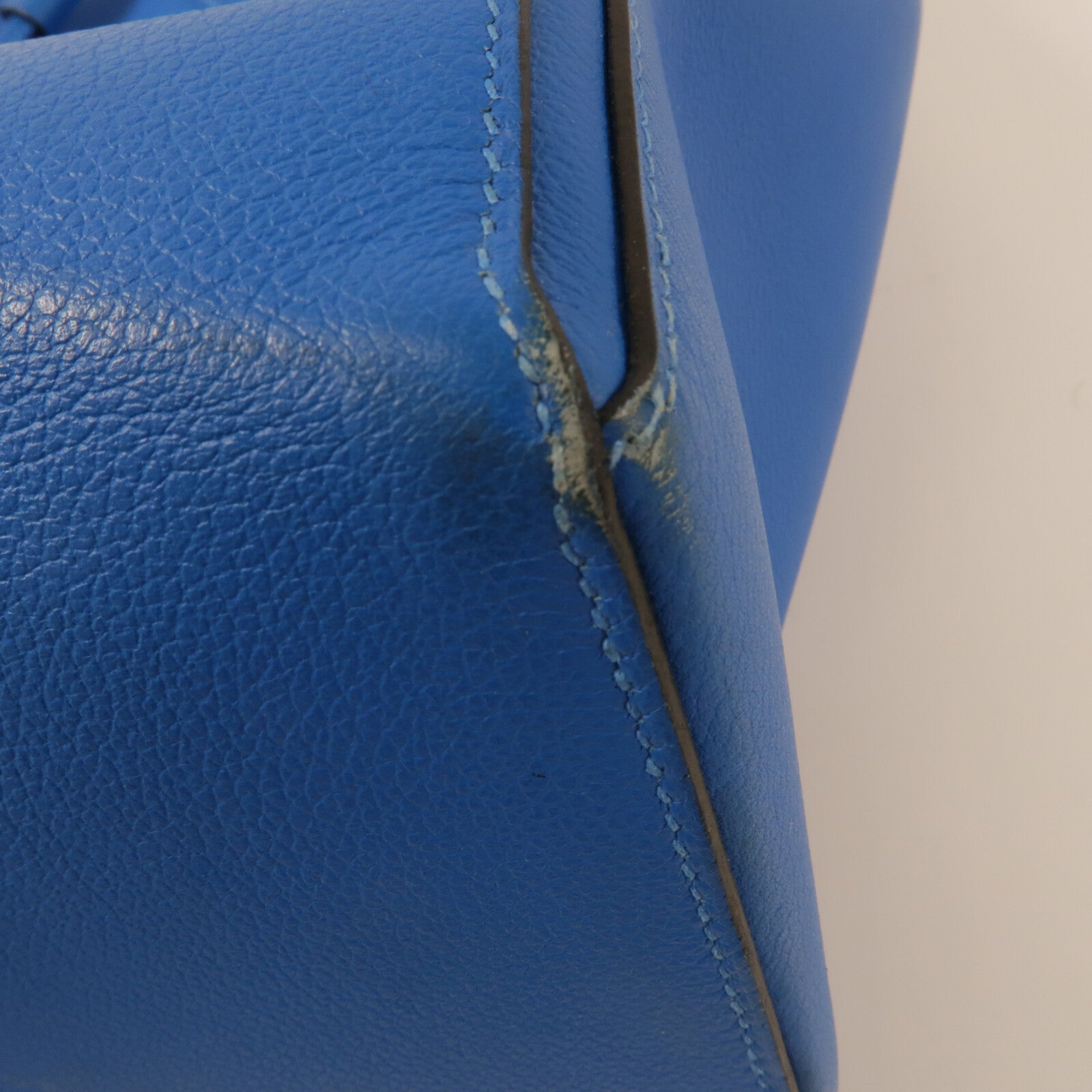 HERMES Evercolor皮革Flash Sailor Backpack背包Bleu Hydra