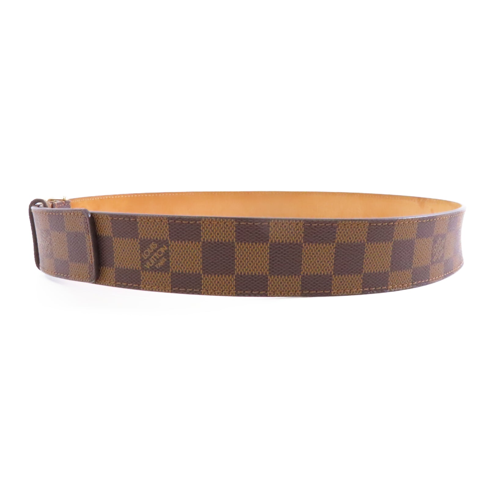 LOUIS VUITTON Damier Belt 90cm皮帶棕色