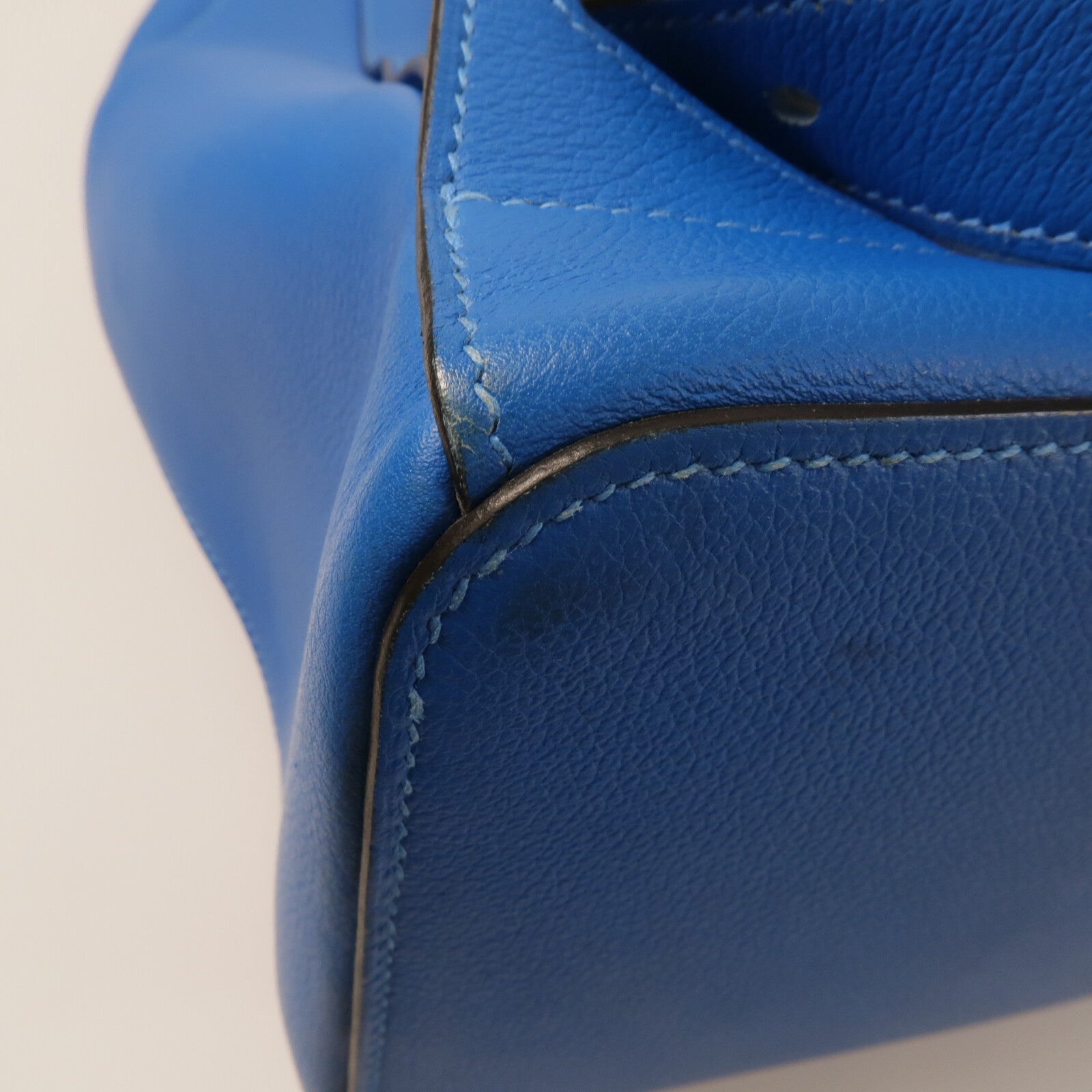 HERMES Evercolor皮革Flash Sailor Backpack背包Bleu Hydra
