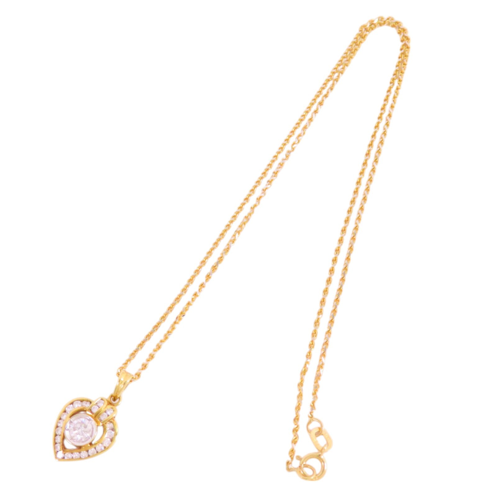 JEWELRY 【激減優惠】18K黃金/鑽石Diamond Necklace項鏈