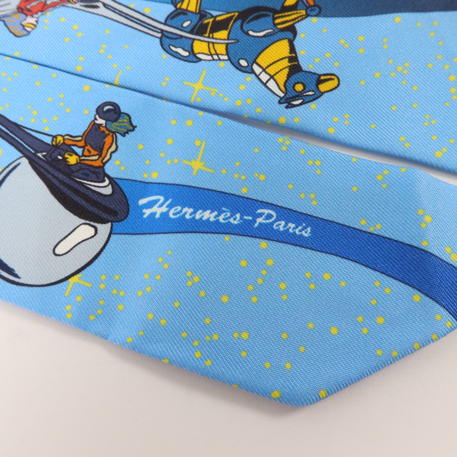 HERMES 絲質Twilly絲巾