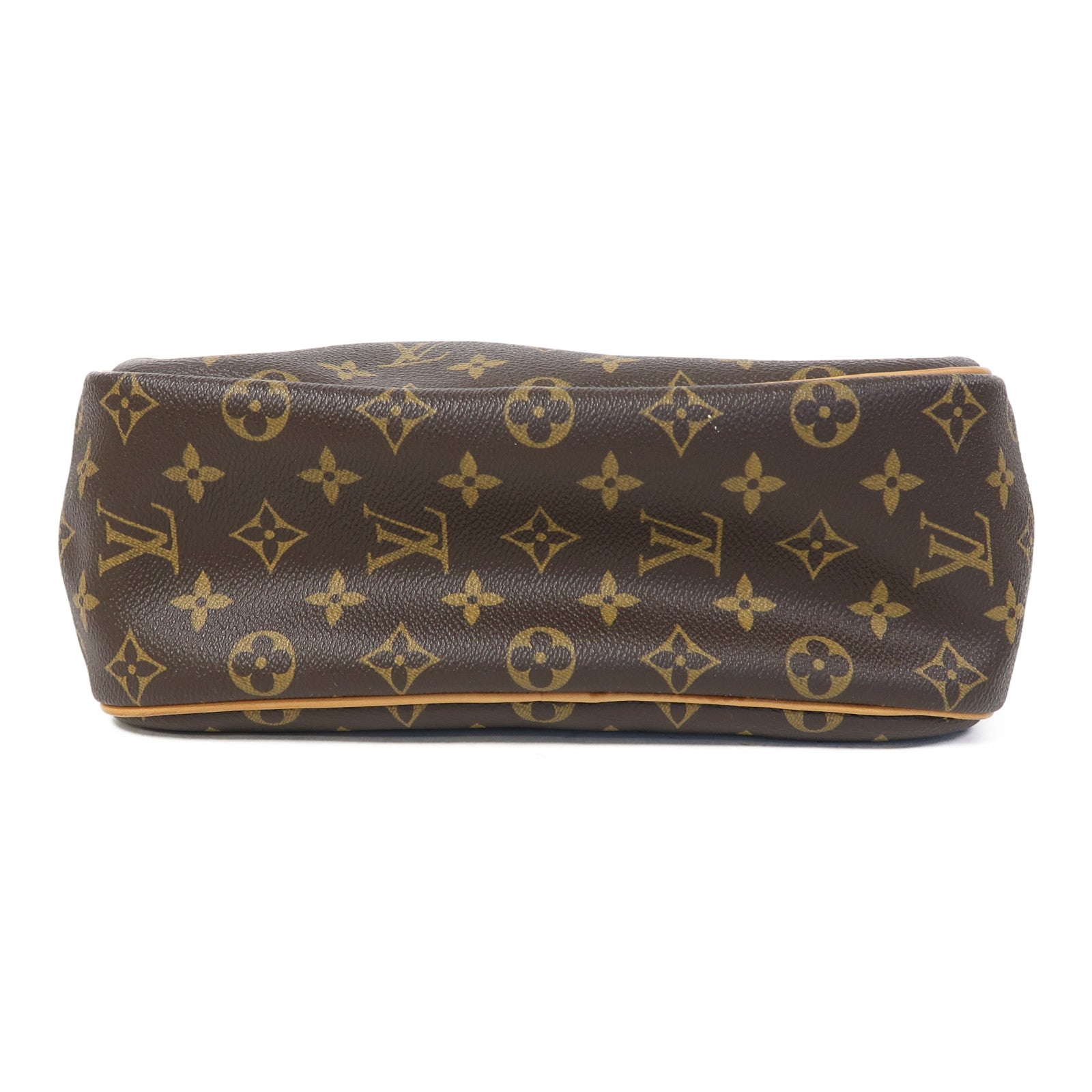 LOUIS VUITTON Monogram Trouville金扣手挽袋啡色