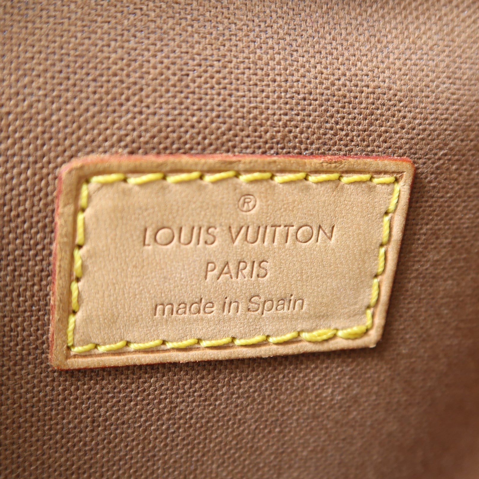 LOUIS VUITTON Monogram Pochette Gange金扣腰包/肩背袋啡色