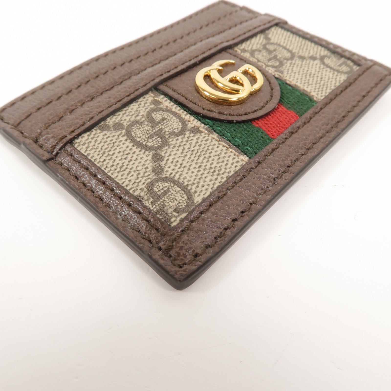 GUCCI 塗層帆布Ophidia GG Card Case卡片套
