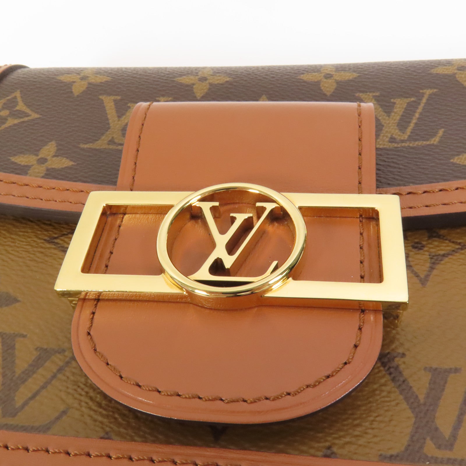 LOUIS VUITTON Monogram Reverse Mini Dauphine肩背袋