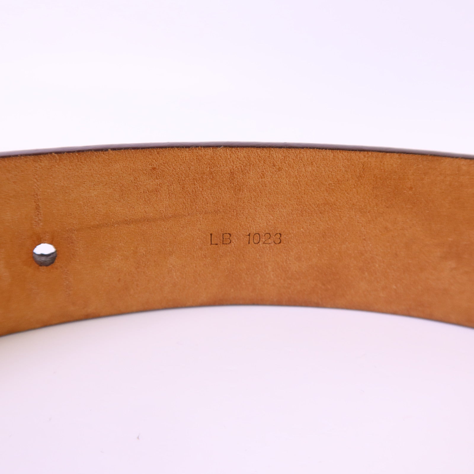 LOUIS VUITTON Monogram Belt金扣皮帶