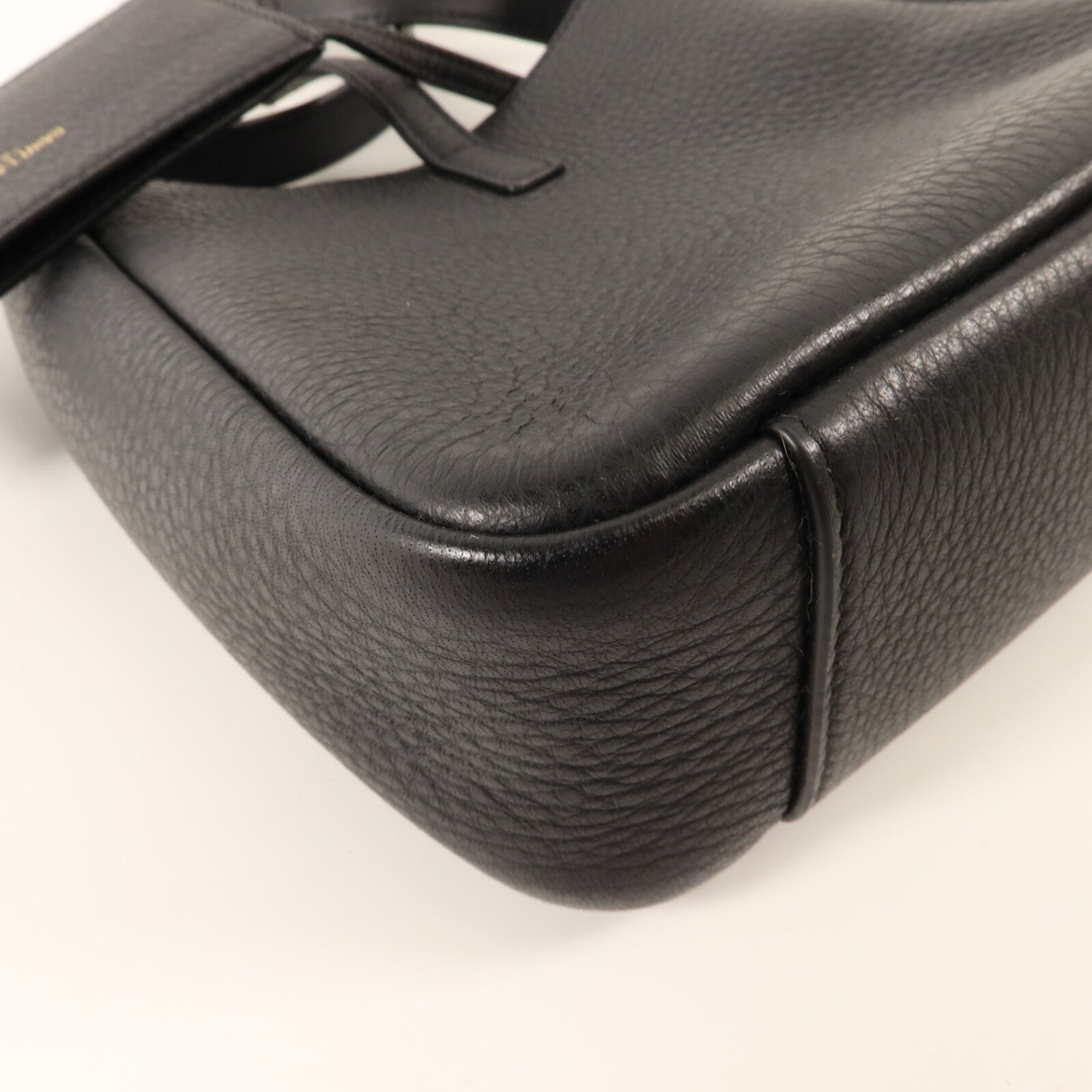 SAINT LAURENT 鹿皮Le 5 A7 Hobo Baby肩背袋