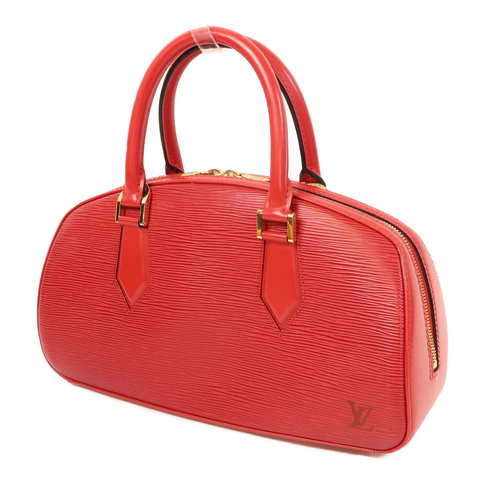 LOUIS VUITTON 【激減優惠】Epi Jasmin金扣手挽袋紅色