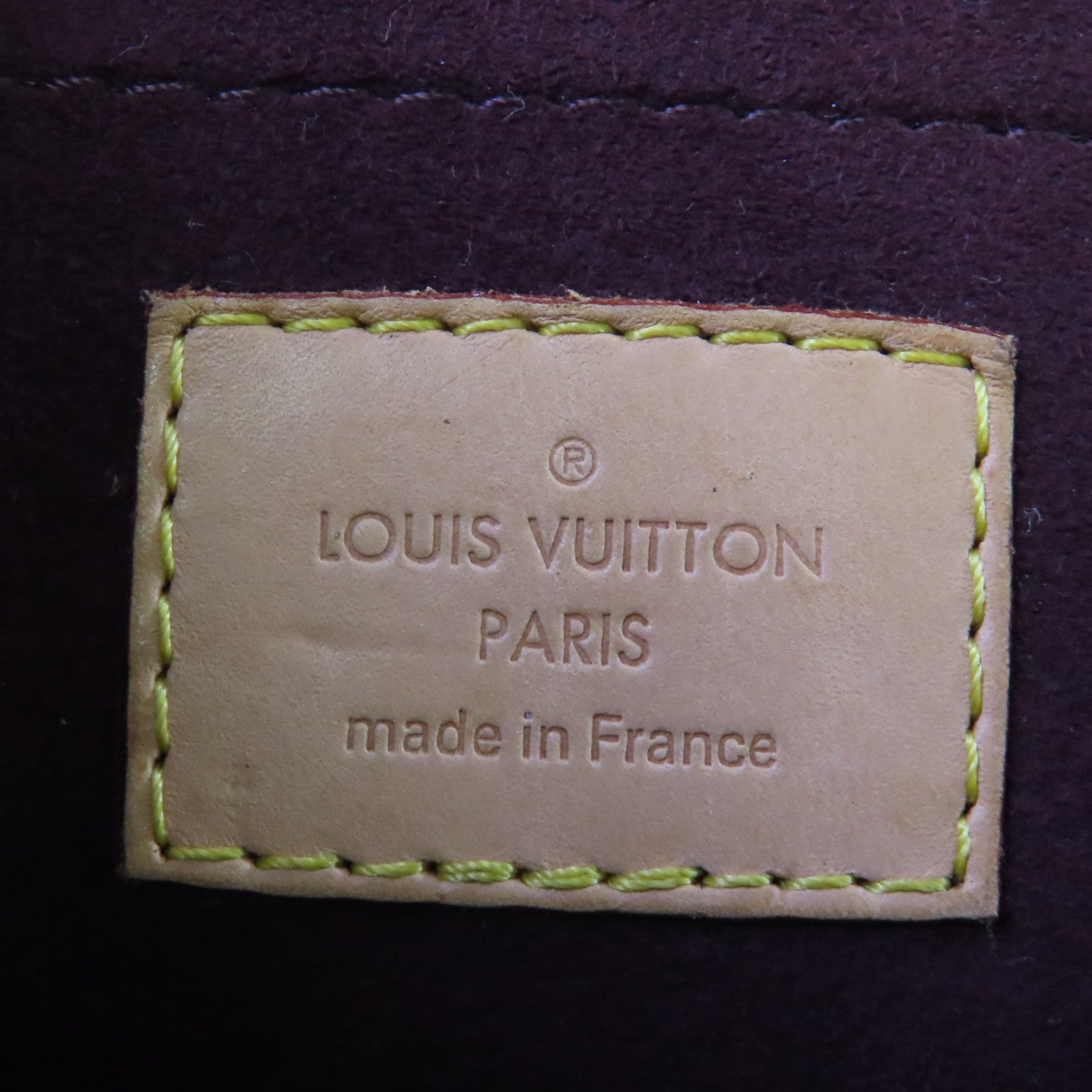LOUIS VUITTON Monogram Montaigne BB金扣手挽肩背兩用袋啡色