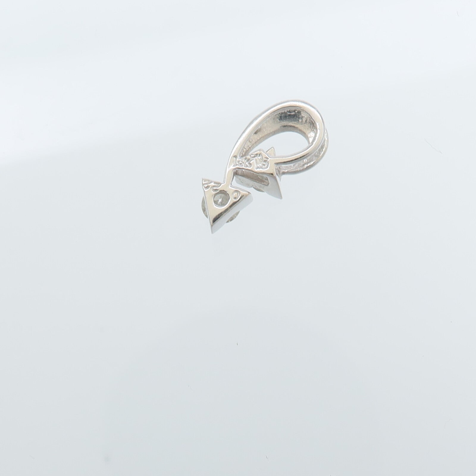 JEWELRY 18K白金Diamond Pendant Top鑽石吊墜