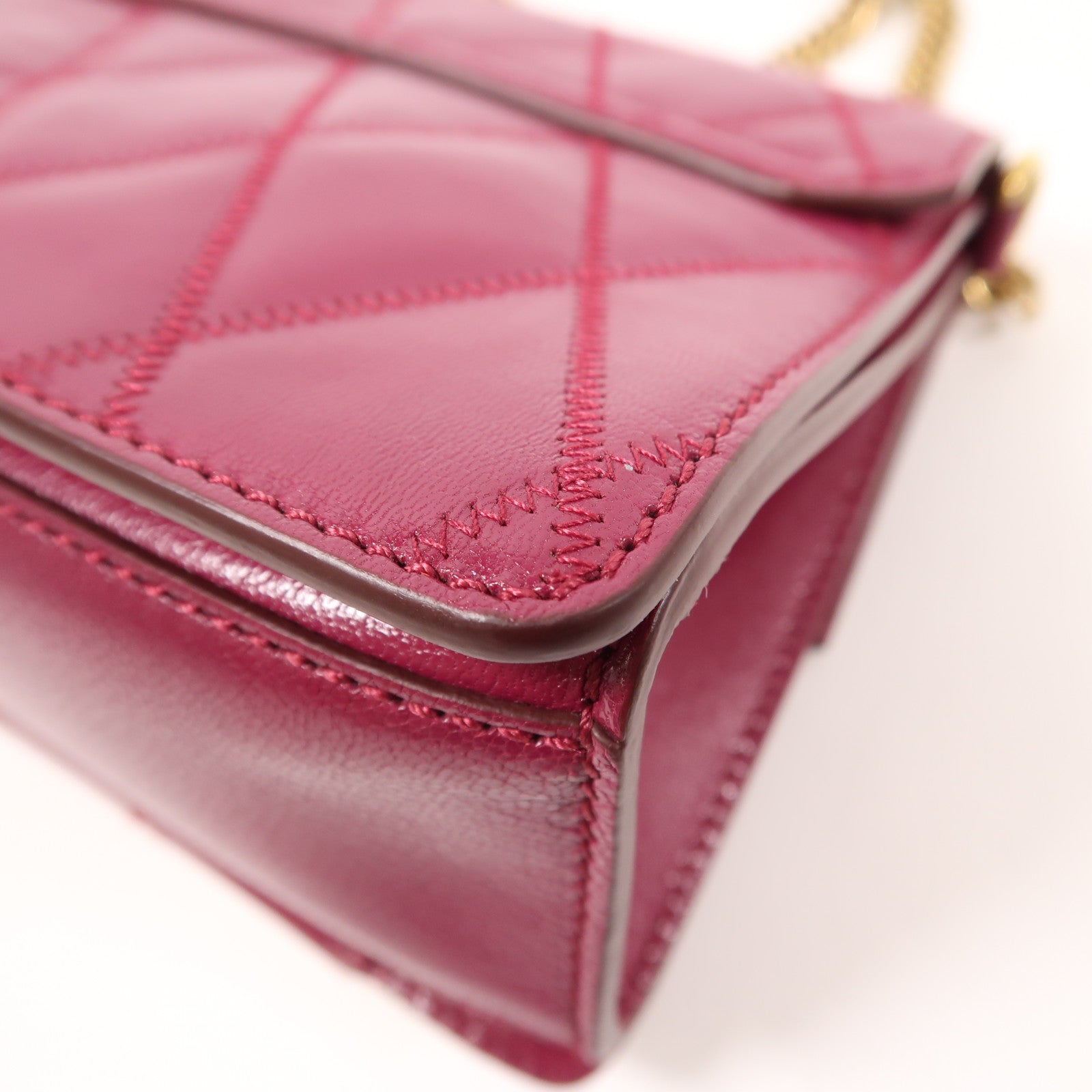 GIVENCHY 山羊皮皮革GV3 Small Bag金扣手挽肩背兩用袋