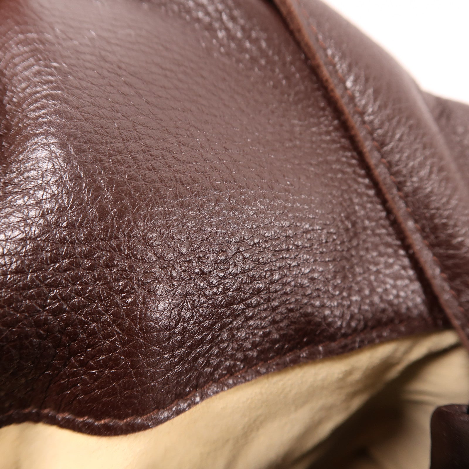 BOTTEGA VENETA 皮革Hand Bag肩背袋啡色