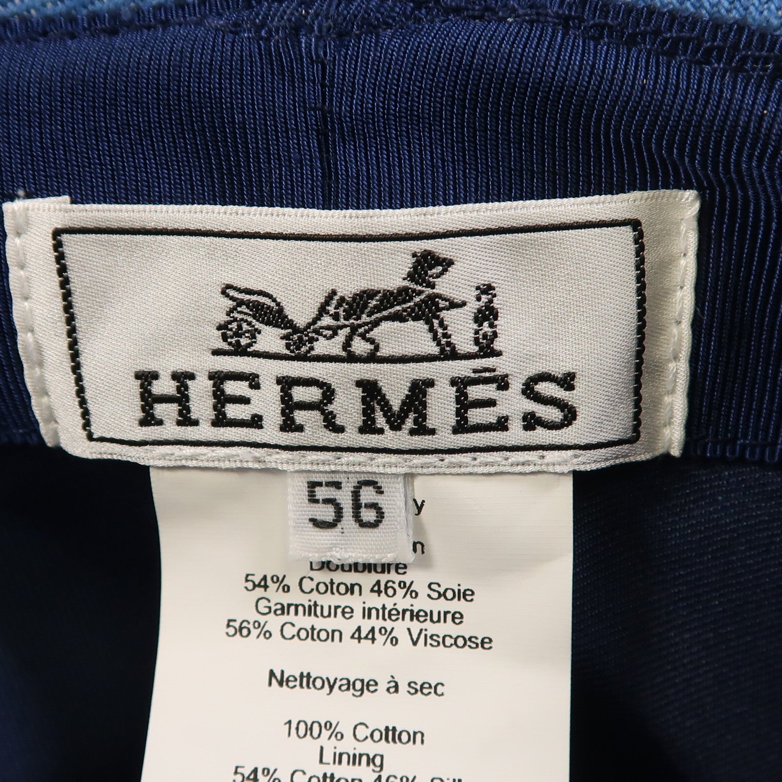 HERMES 棉質Katie Pierce Hat帽子