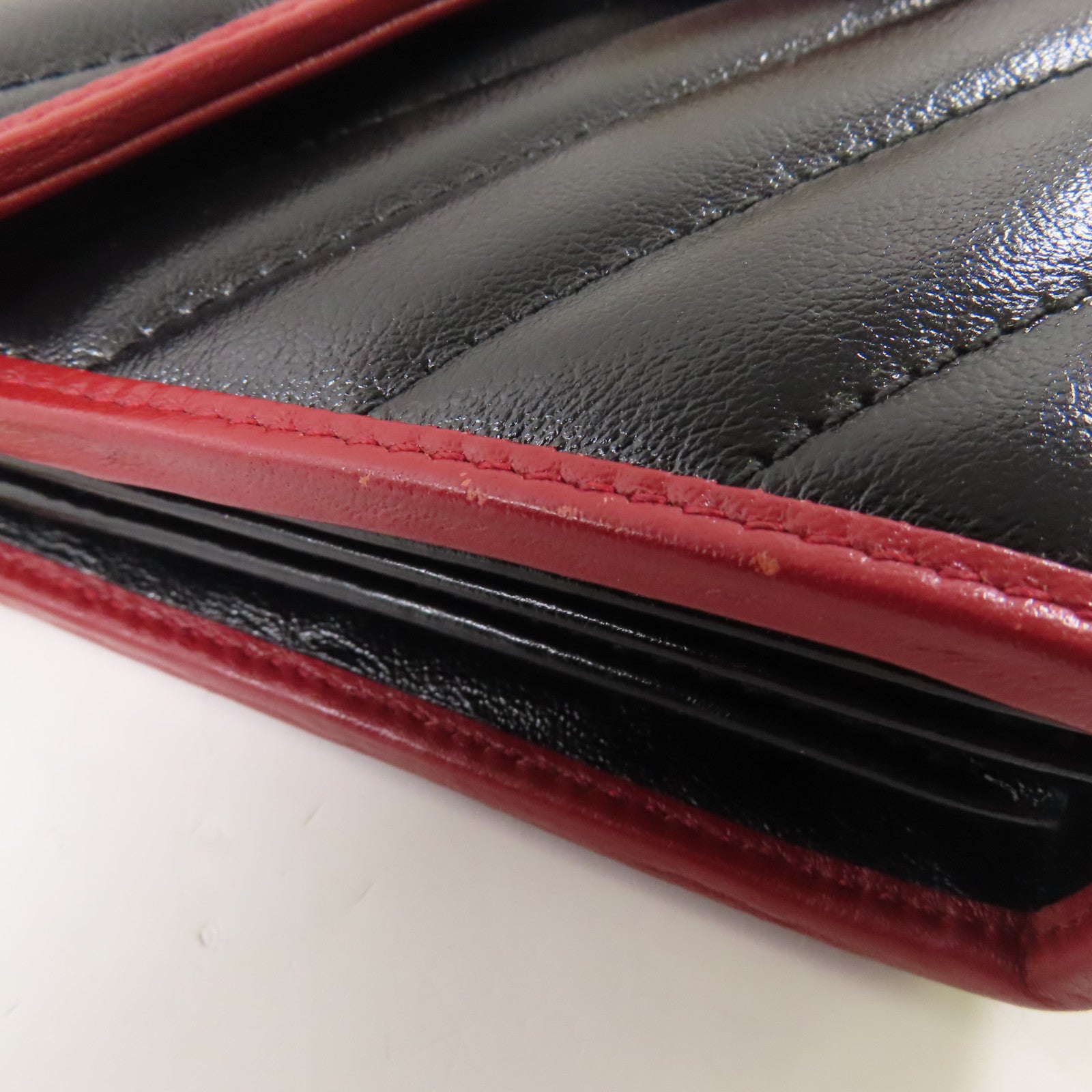 GUCCI 牛皮皮革Shoulder Bag金扣鏈帶肩背袋