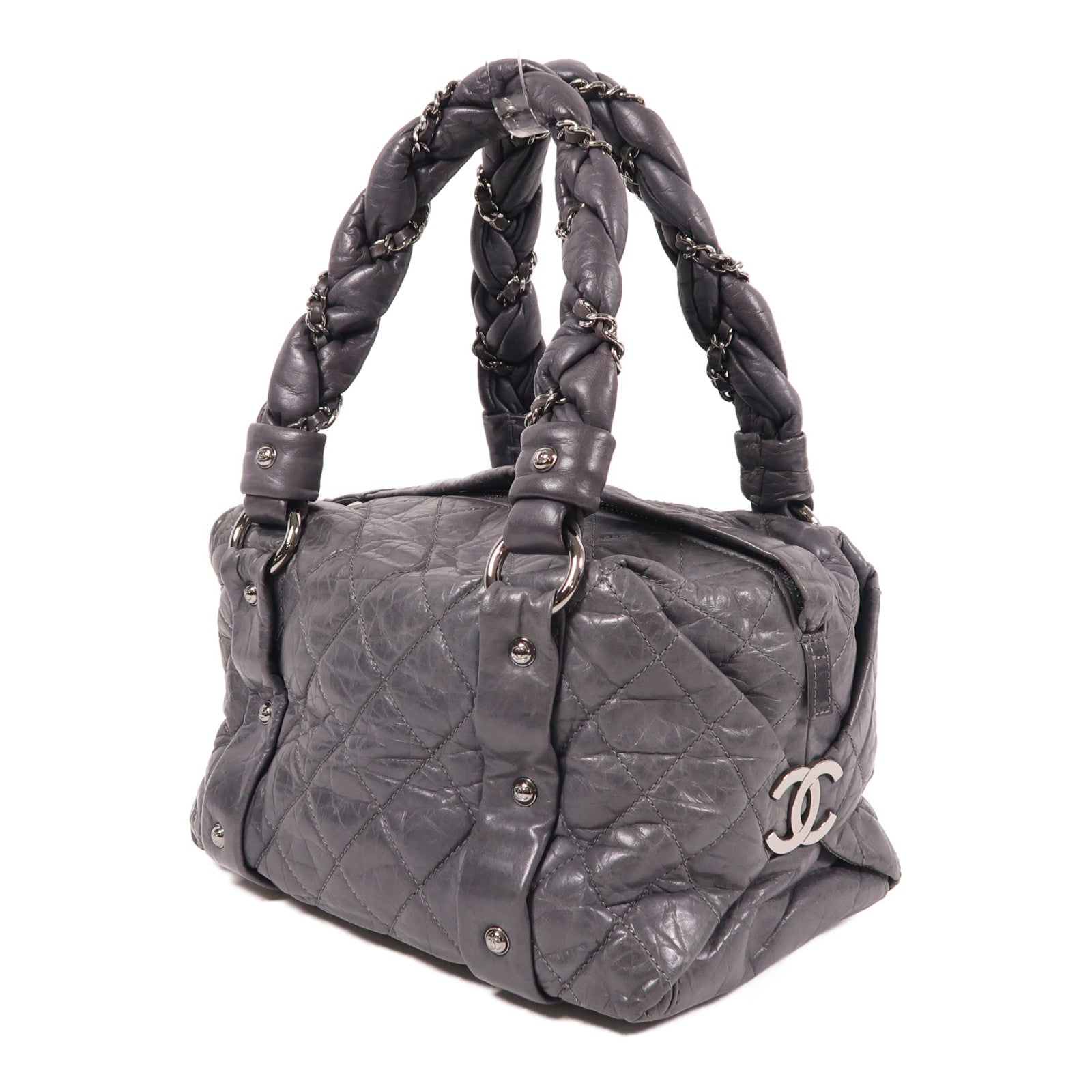 CHANEL 牛皮皮革Handbag手挽袋