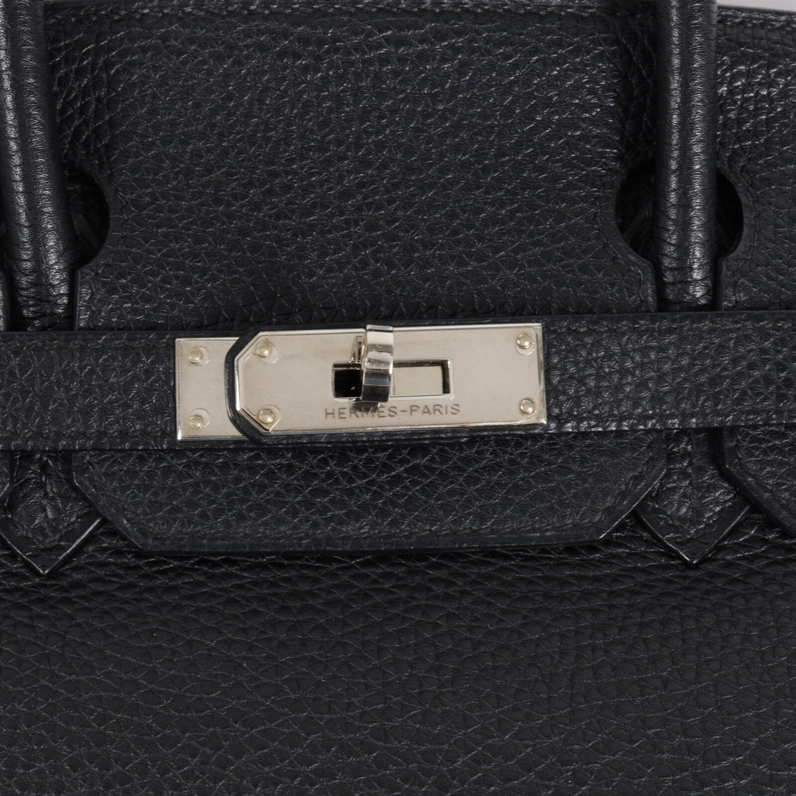HERMES Togo皮革Birkin 30手挽袋Noir