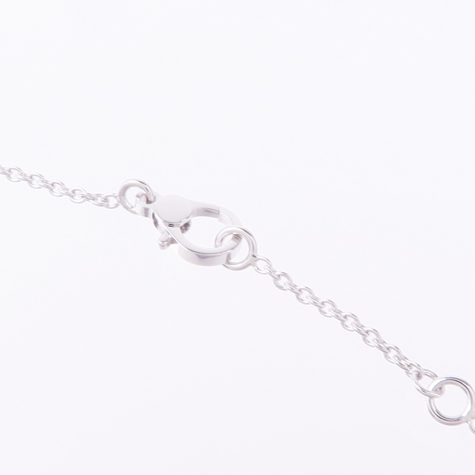 HERMES 18K白金Finesse Pendant鑽石項鍊