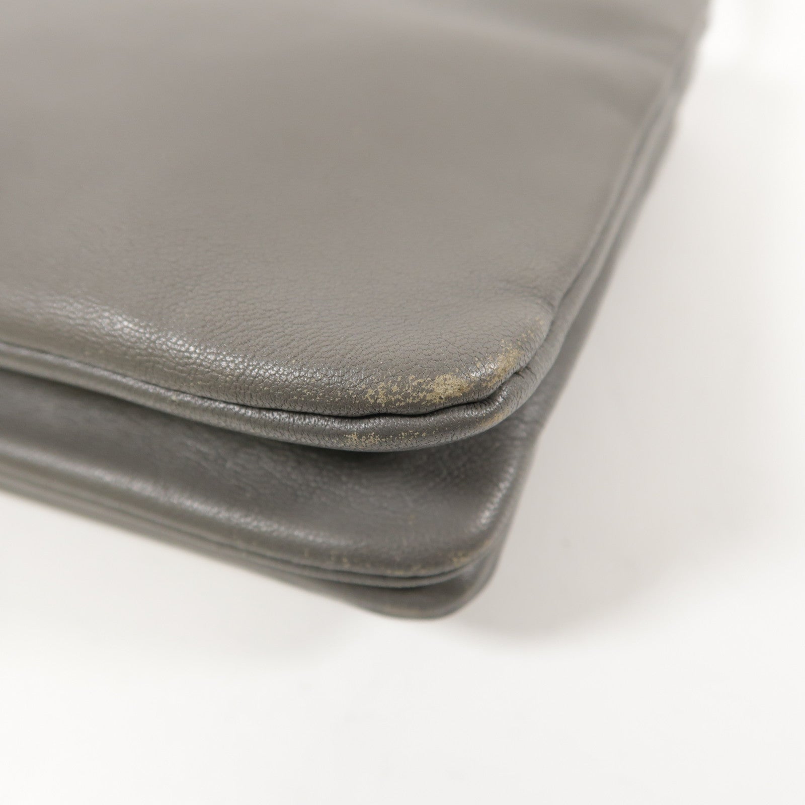 CELINE 羊皮皮革Trio金扣肩背袋