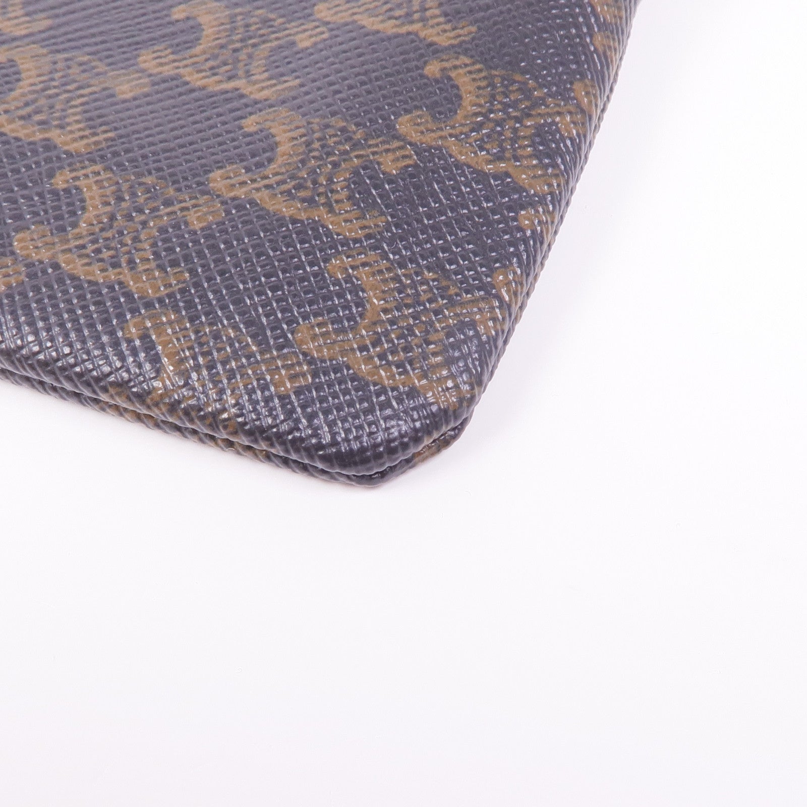 CELINE 塗層帆布Coin Purse金扣零錢包