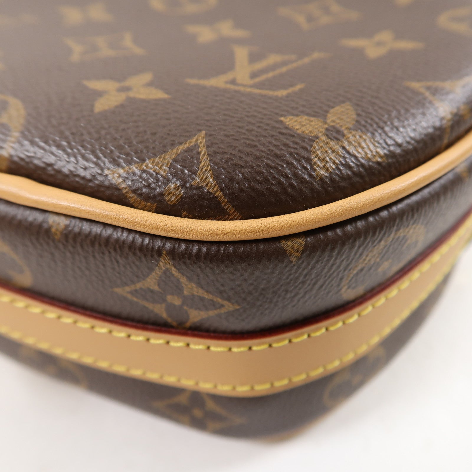 LOUIS VUITTON Monogram Boite Chapeau Souple PM金扣肩背袋啡色