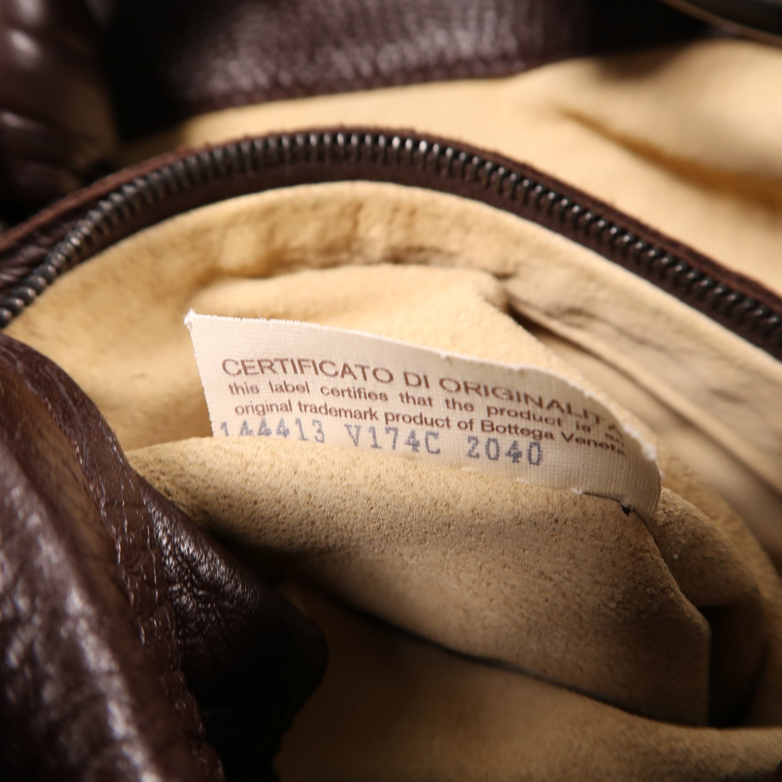 BOTTEGA VENETA 皮革Hand Bag肩背袋啡色
