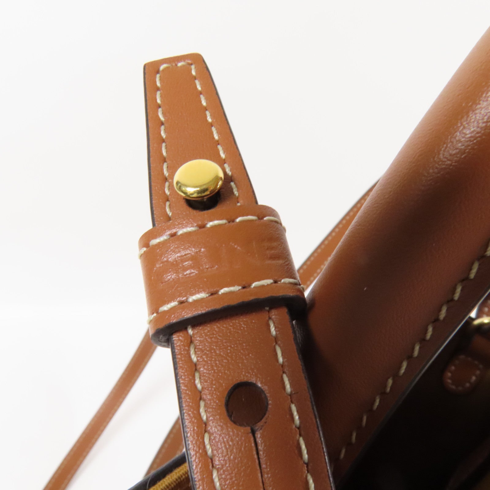 CELINE 塗層帆布Mini Vertical Cabas手挽肩背兩用袋