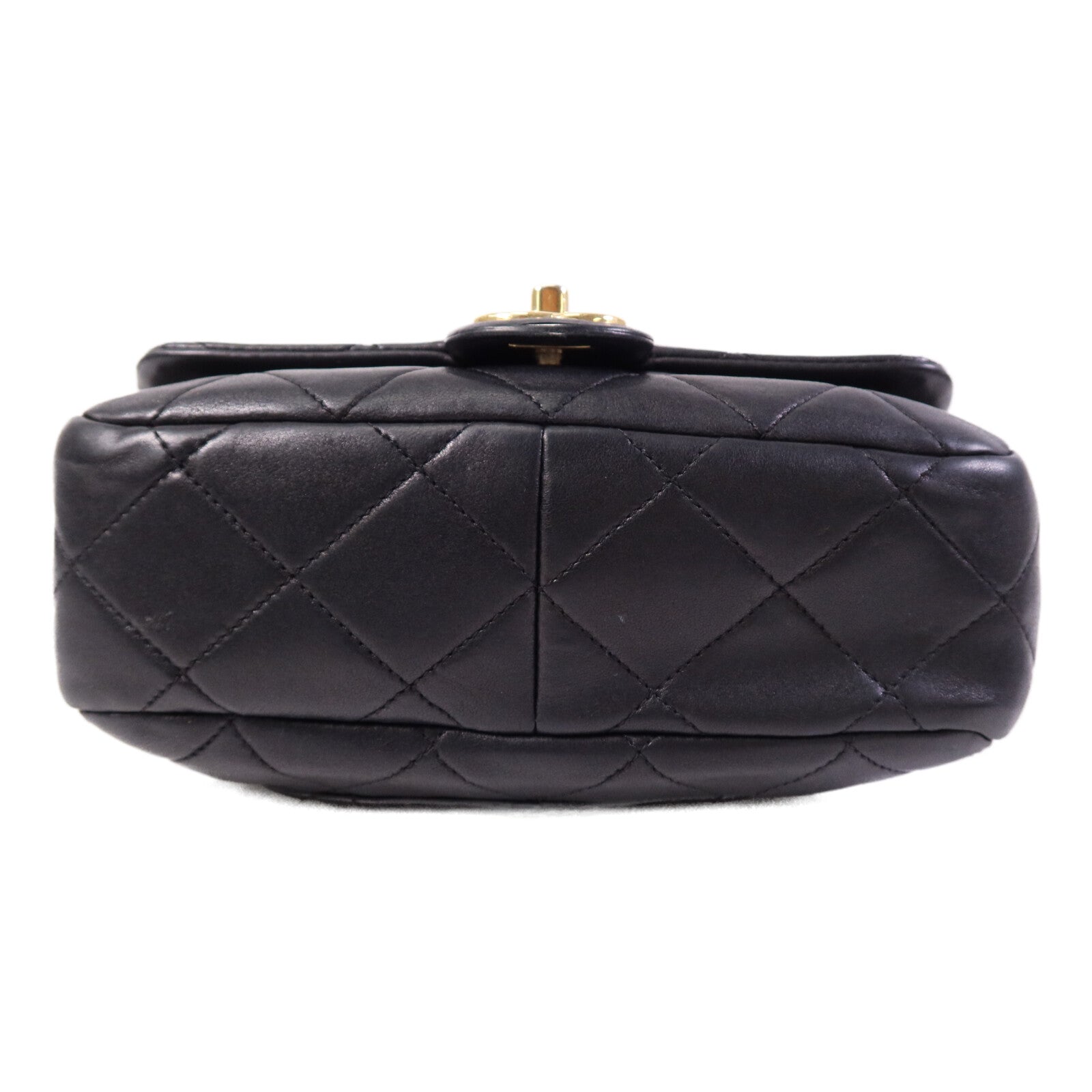 CHANEL 牛皮皮革Chain Shoulder Bag金扣手挽肩背兩用袋