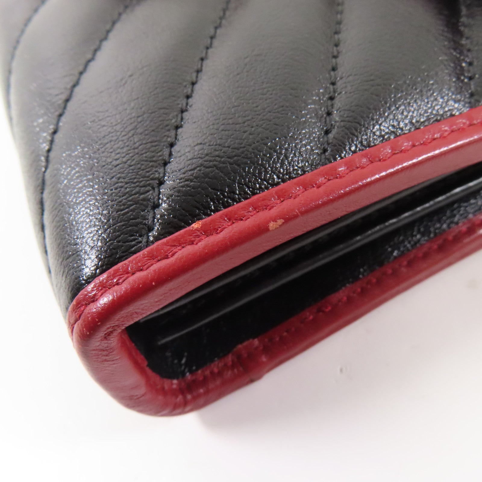 GUCCI 牛皮皮革Shoulder Bag金扣鏈帶肩背袋