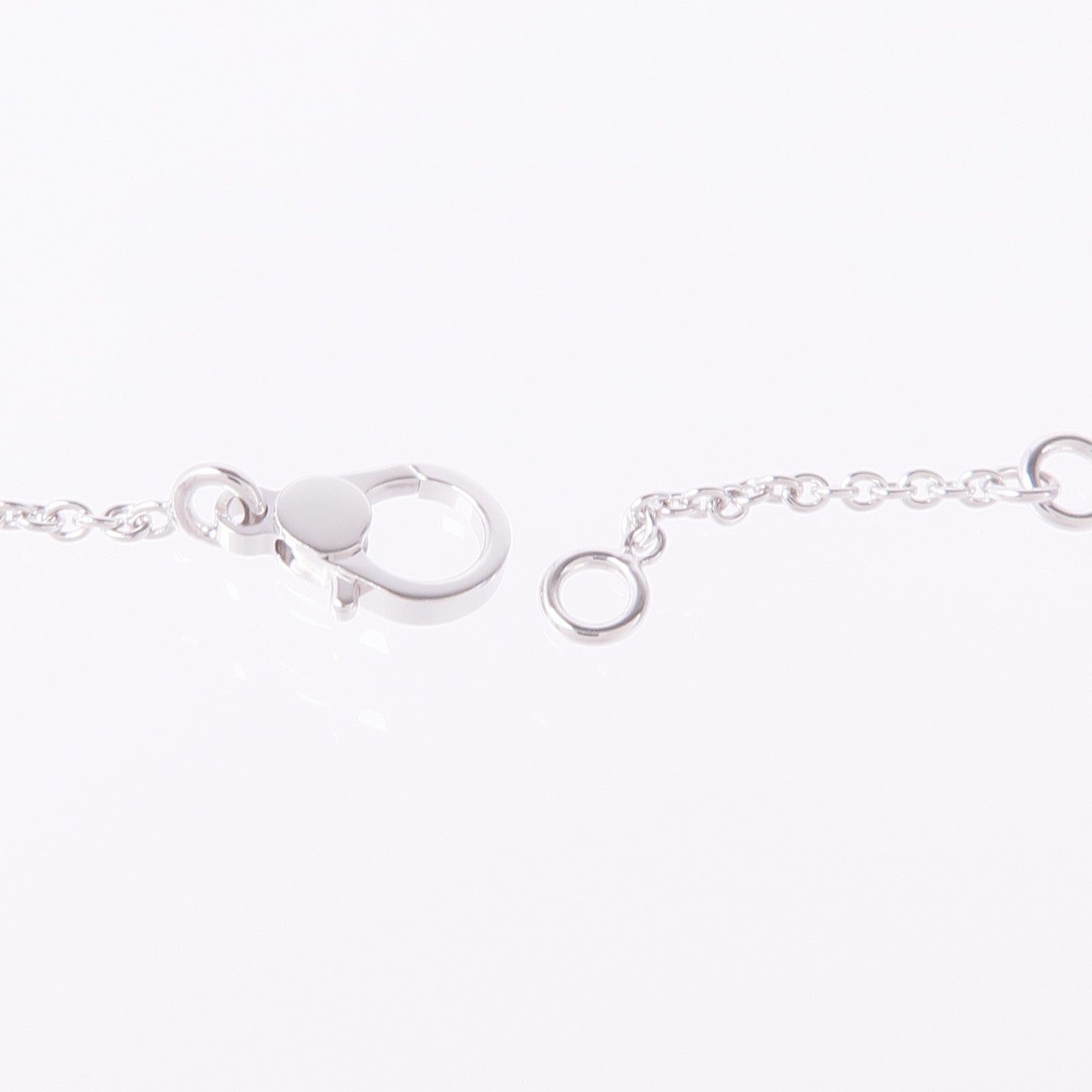 HERMES 18K白金Finesse Pendant鑽石項鍊
