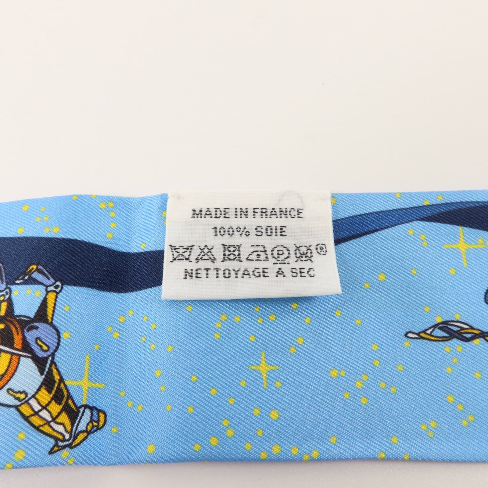 HERMES 絲質Twilly絲巾