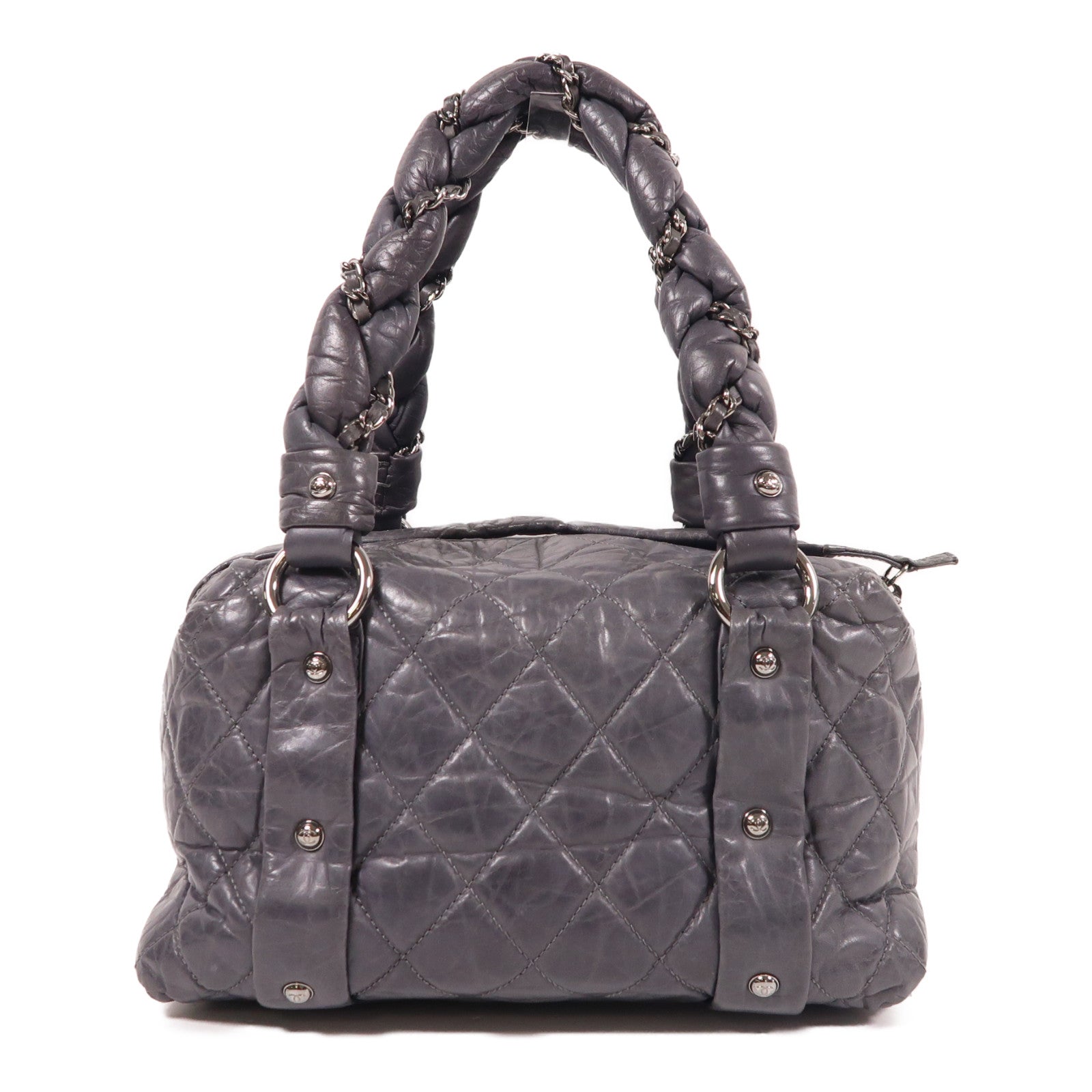 CHANEL 牛皮皮革Handbag手挽袋
