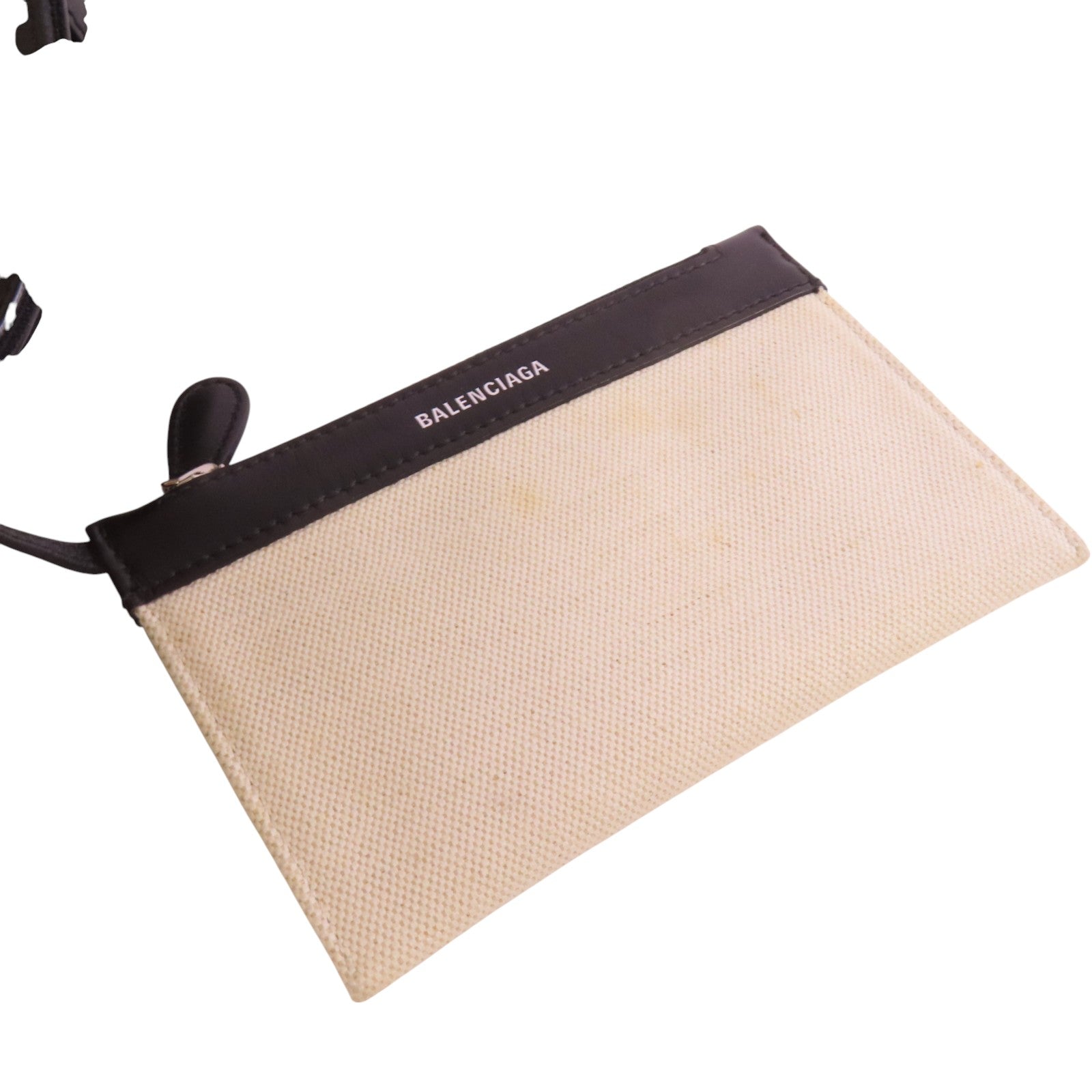 BALENCIAGA 【激減優惠】帆布Navy Cabas XS銀扣手挽肩背兩用袋