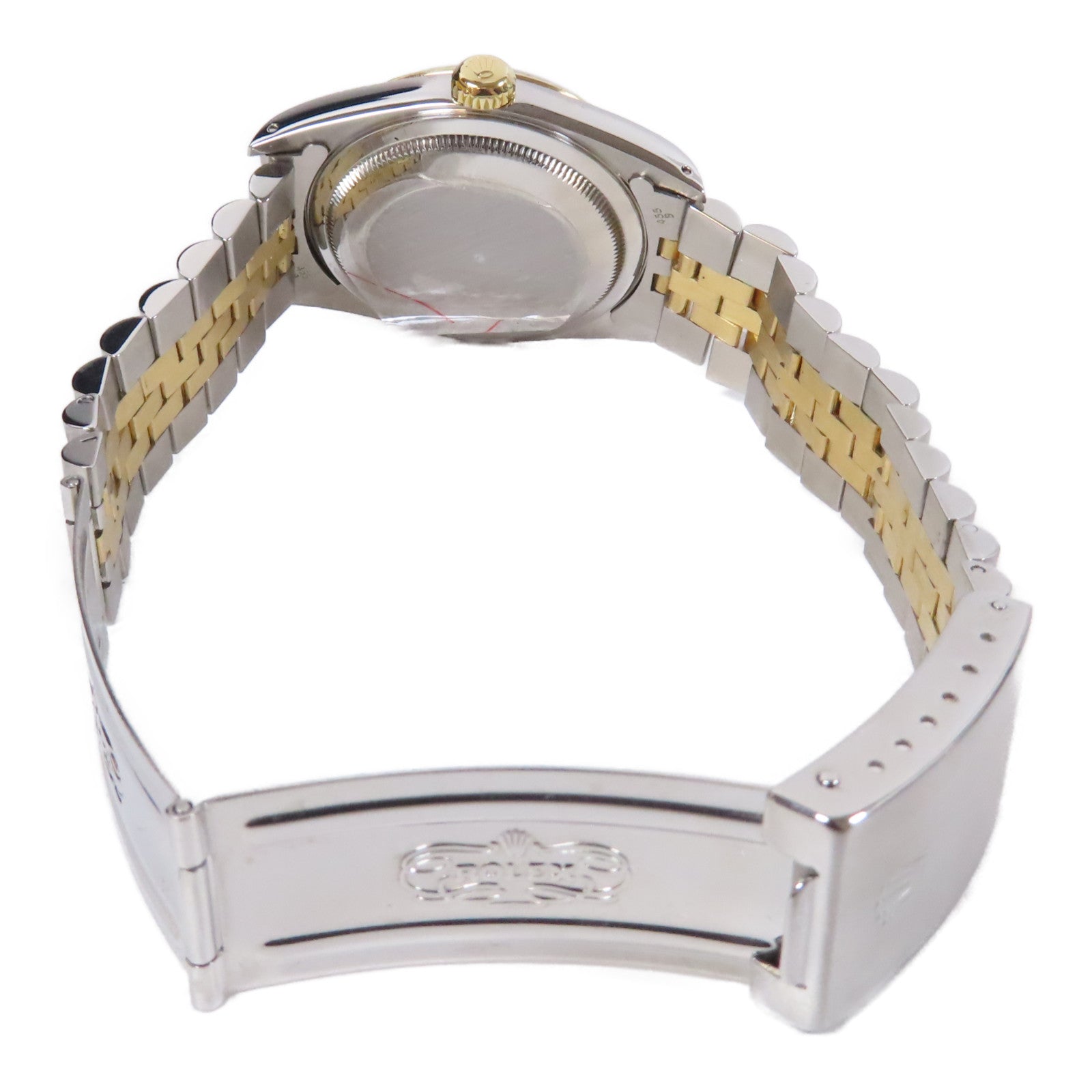 ROLEX Datejust 18K黃金/不鏽鋼手錶自動機芯金色