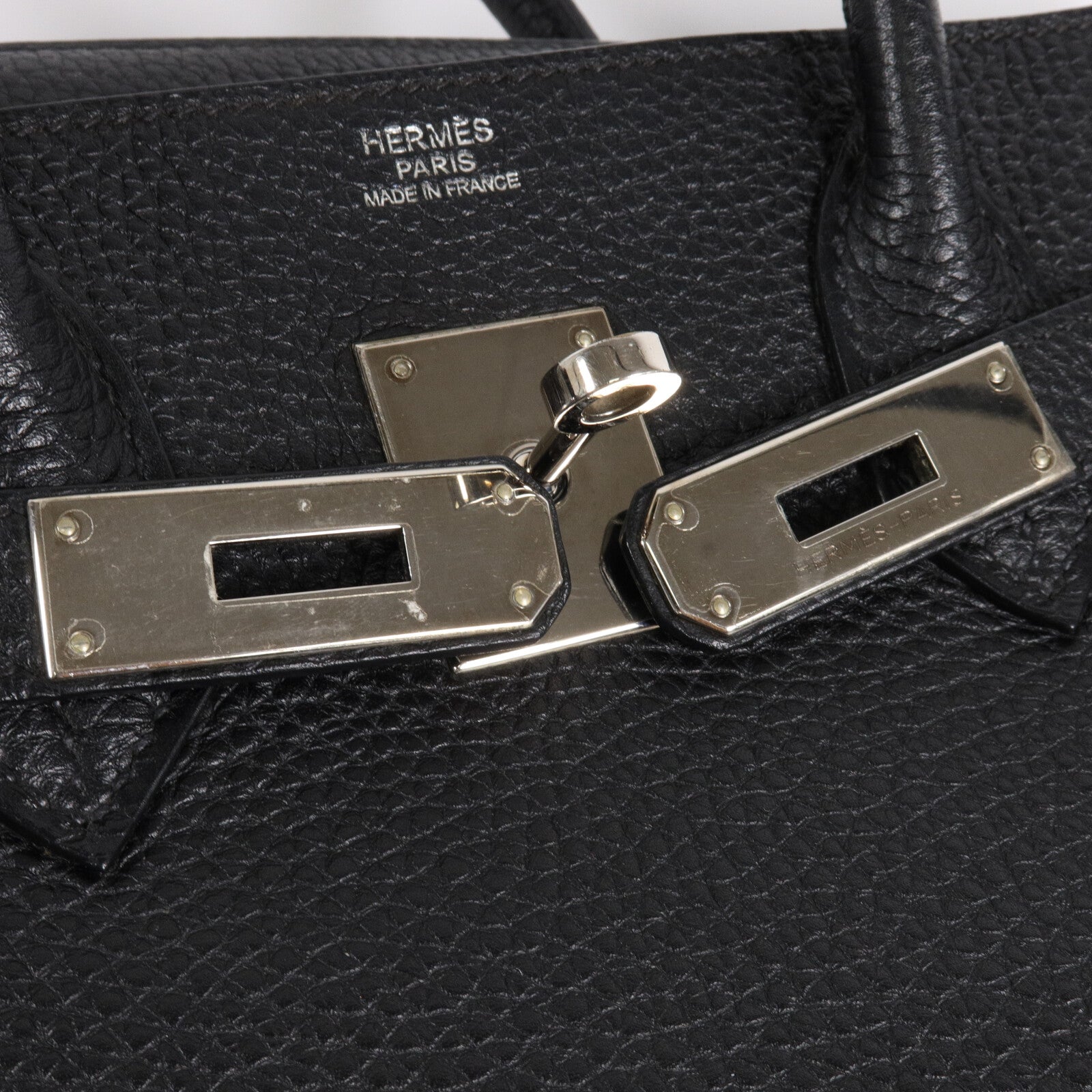 HERMES Togo皮革Birkin 30手挽袋Noir