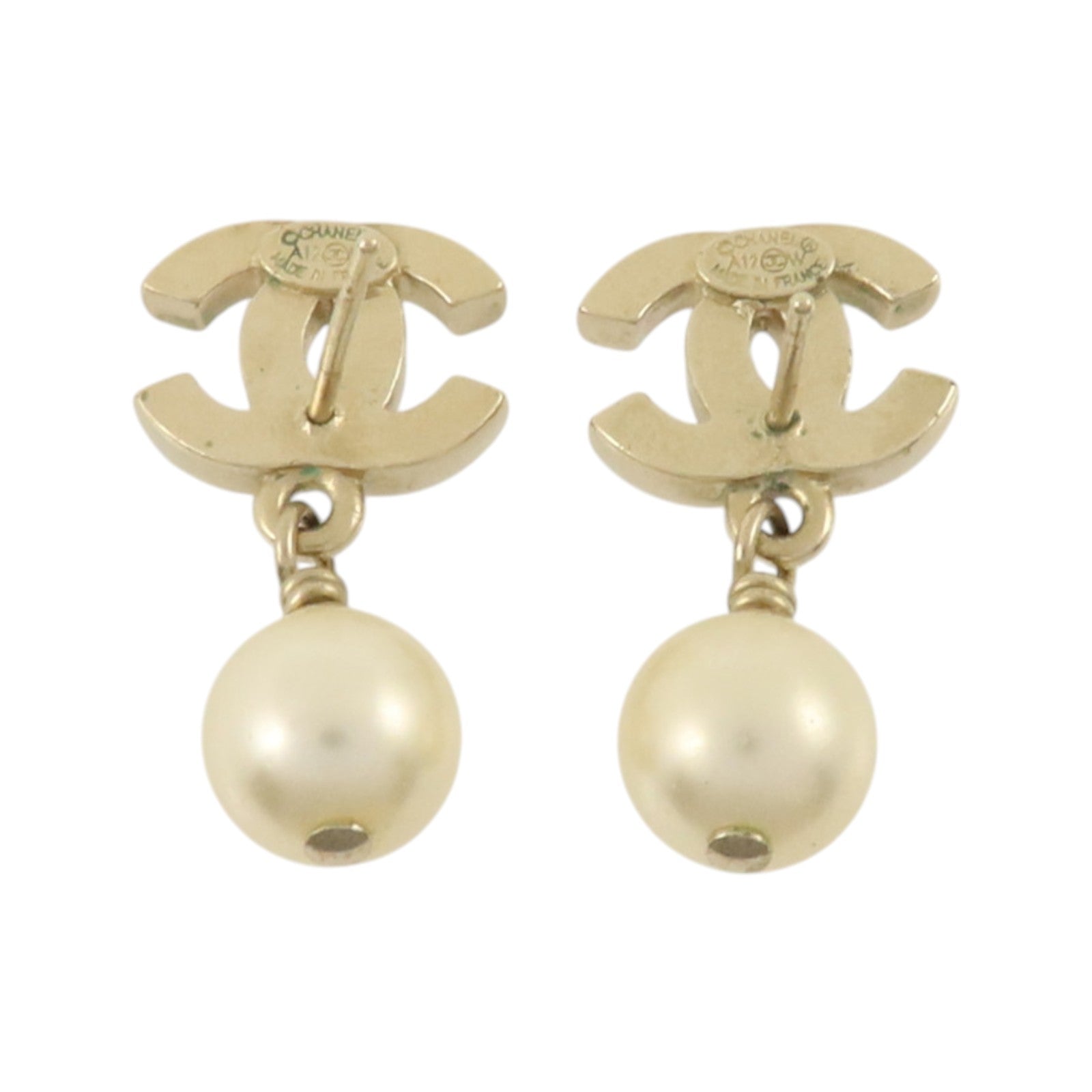 CHANEL 金屬/PVC Earrings耳環