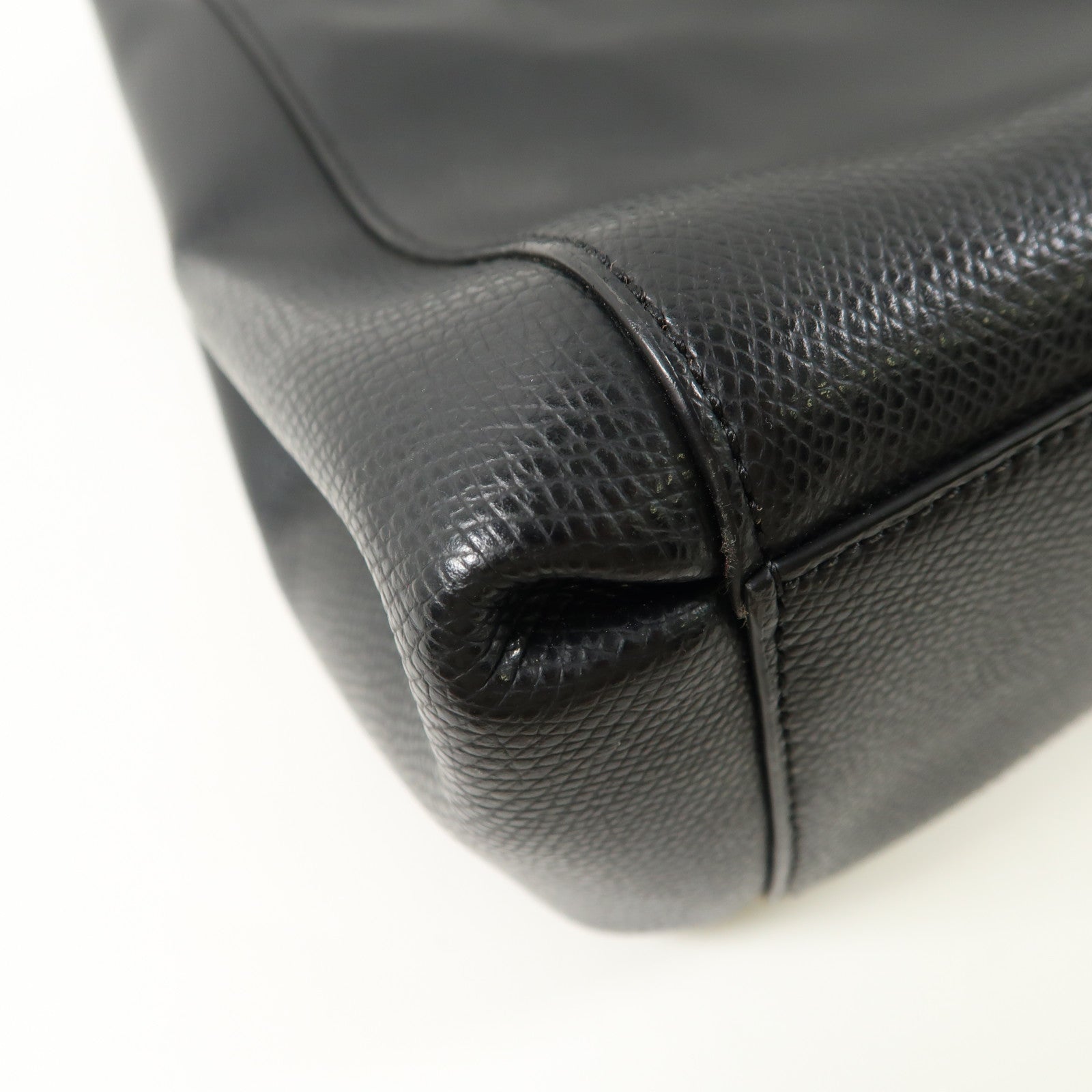 COACH 牛皮皮革Shoulder Bag金扣肩背袋黑色
