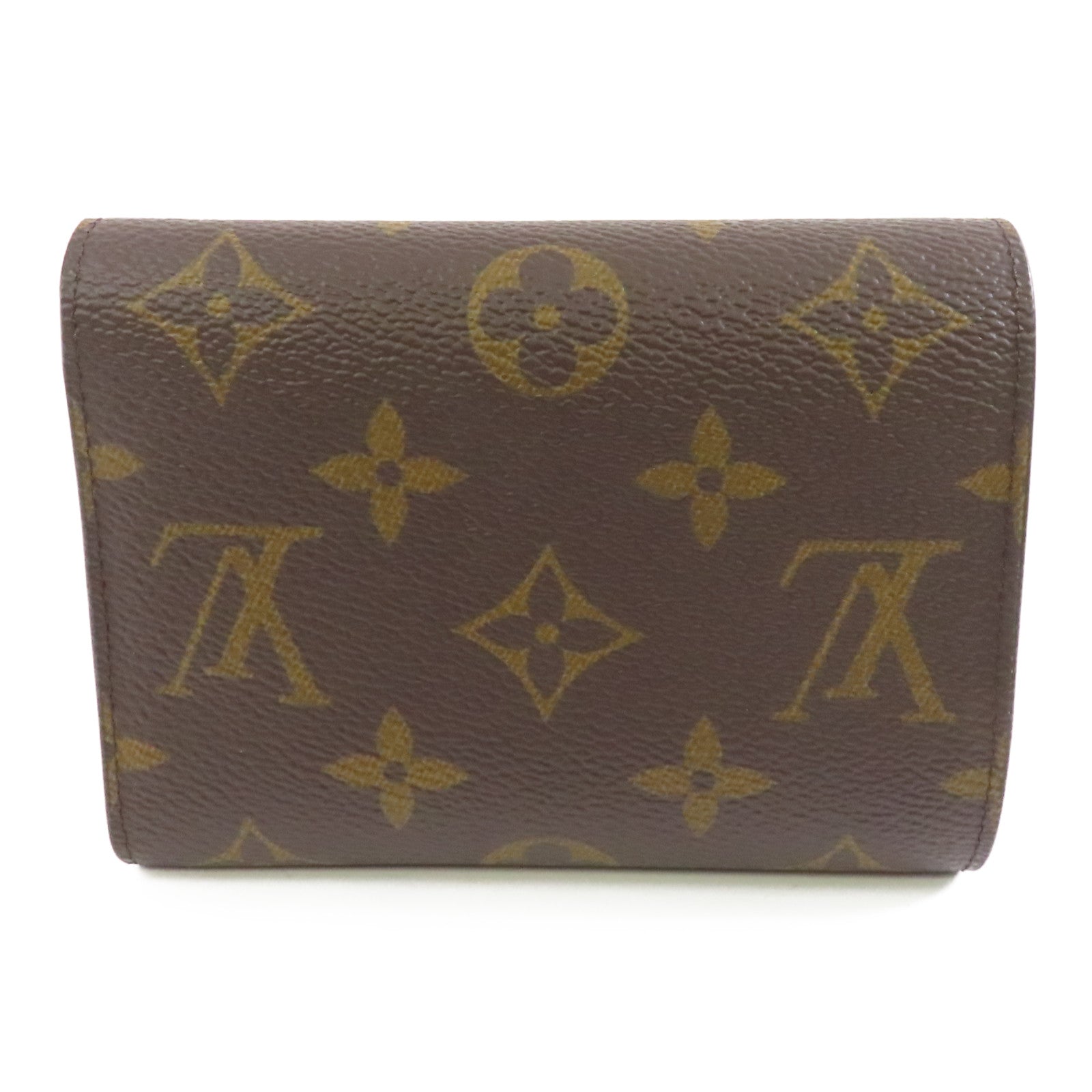 LOUIS VUITTON Monogram Victorine金扣錢包啡色